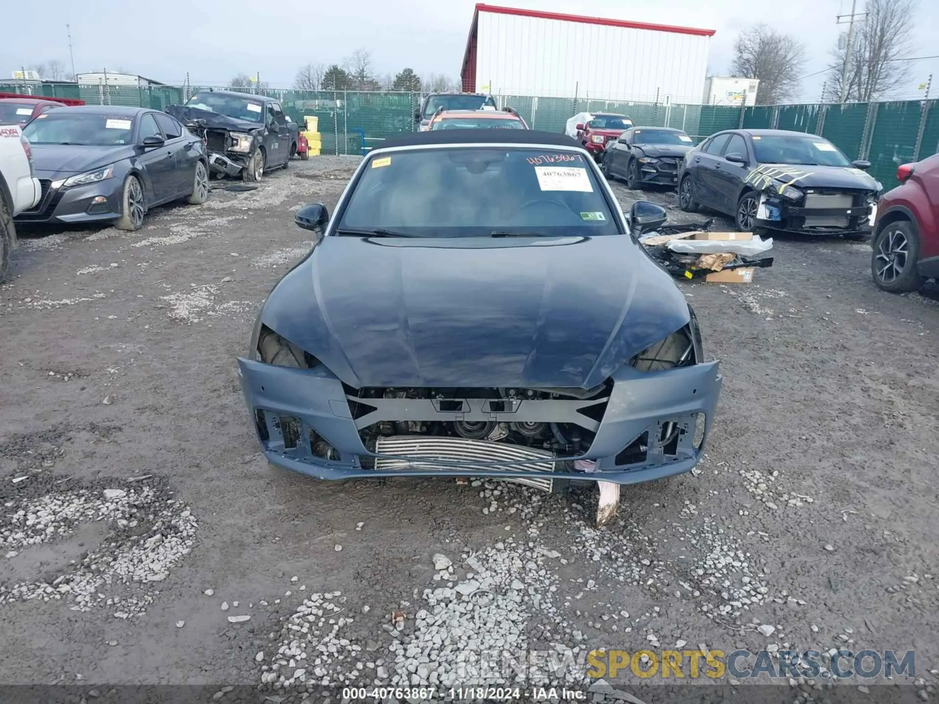 13 fotografías del automóvil dañado WAUWAGF53MN002785 AUDI A5 CABRIOLET 2021