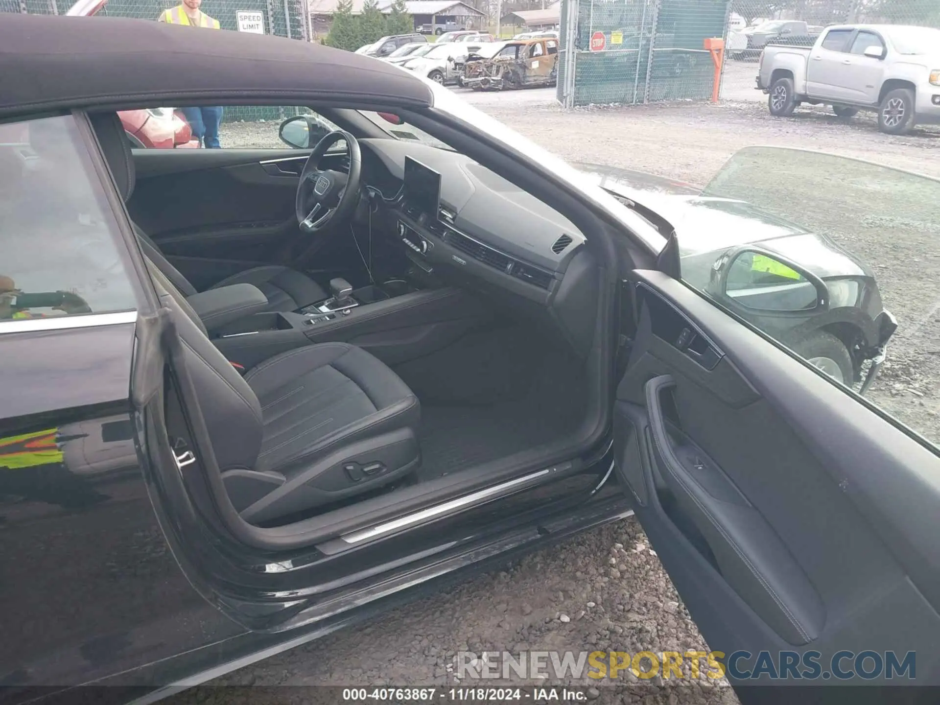 5 fotografías del automóvil dañado WAUWAGF53MN002785 AUDI A5 CABRIOLET 2021
