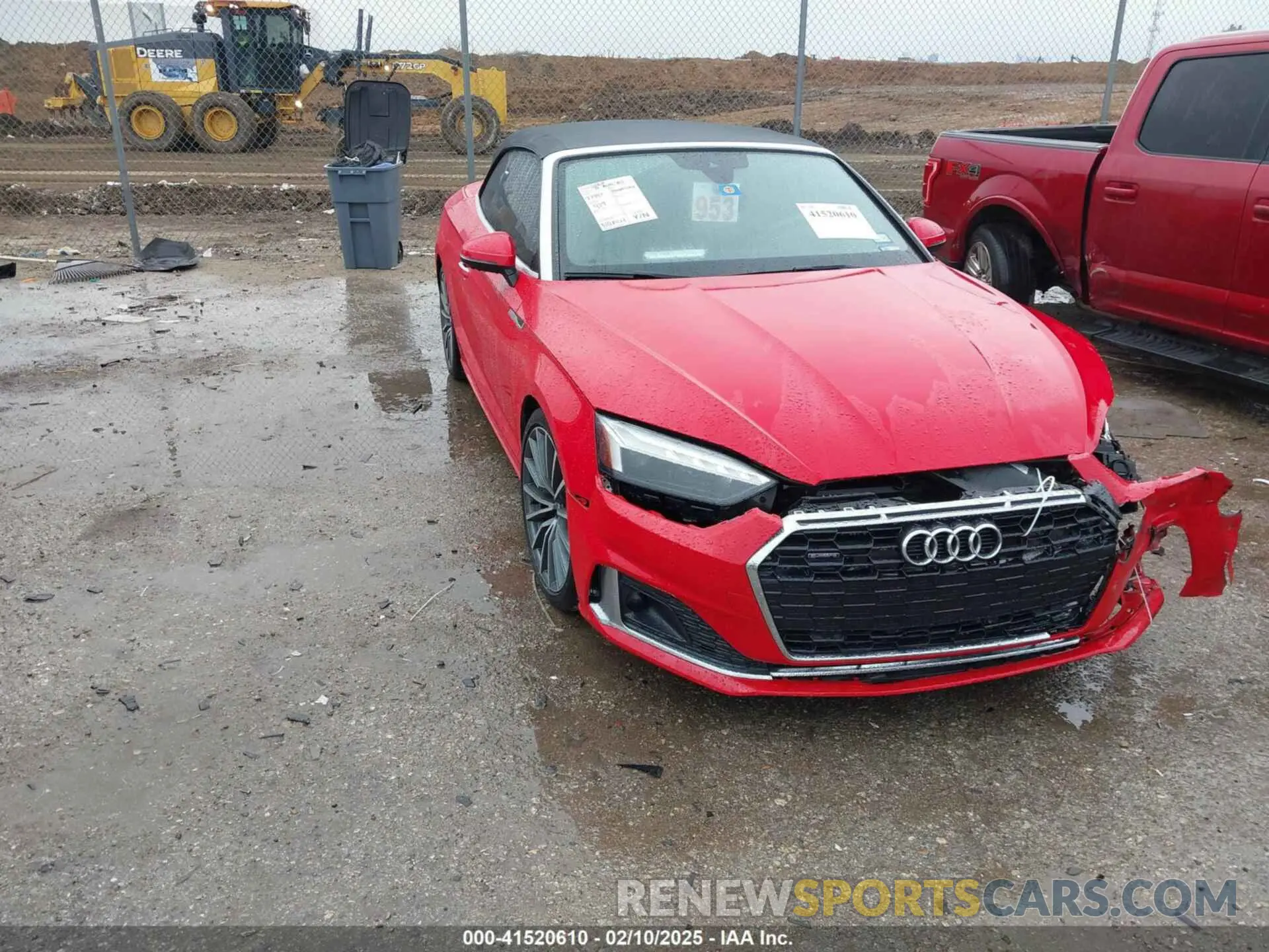 1 fotografías del automóvil dañado WAUWAGF56MN000156 AUDI A5 CABRIOLET 2021