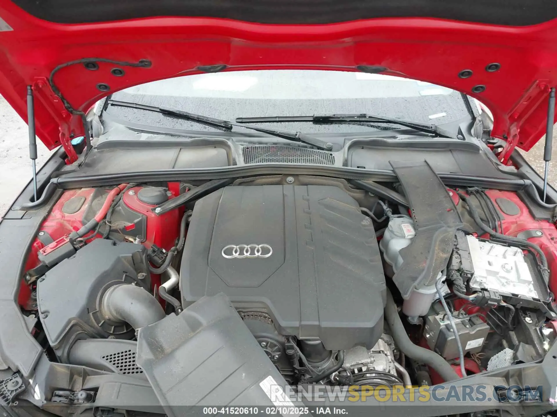 10 fotografías del automóvil dañado WAUWAGF56MN000156 AUDI A5 CABRIOLET 2021
