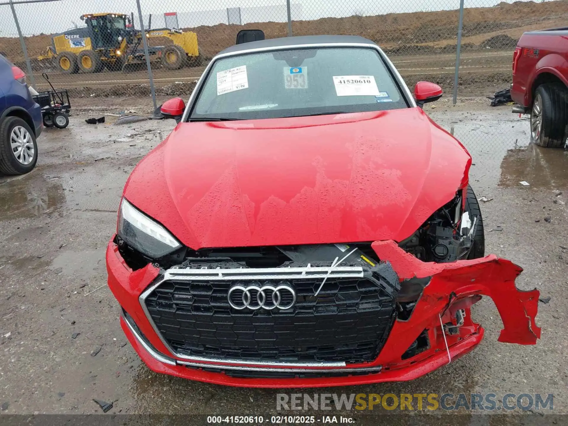 12 fotografías del automóvil dañado WAUWAGF56MN000156 AUDI A5 CABRIOLET 2021