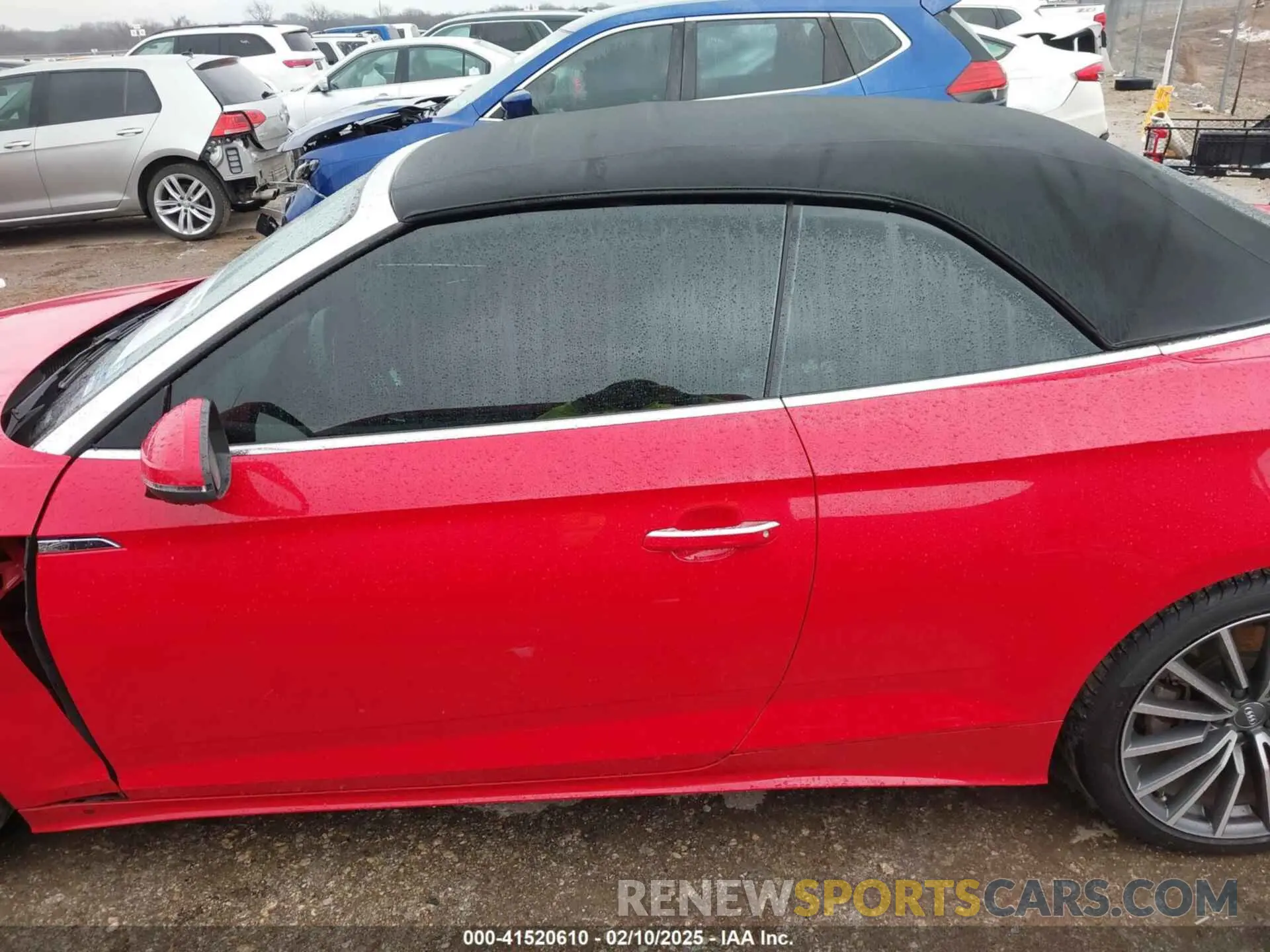 14 fotografías del automóvil dañado WAUWAGF56MN000156 AUDI A5 CABRIOLET 2021