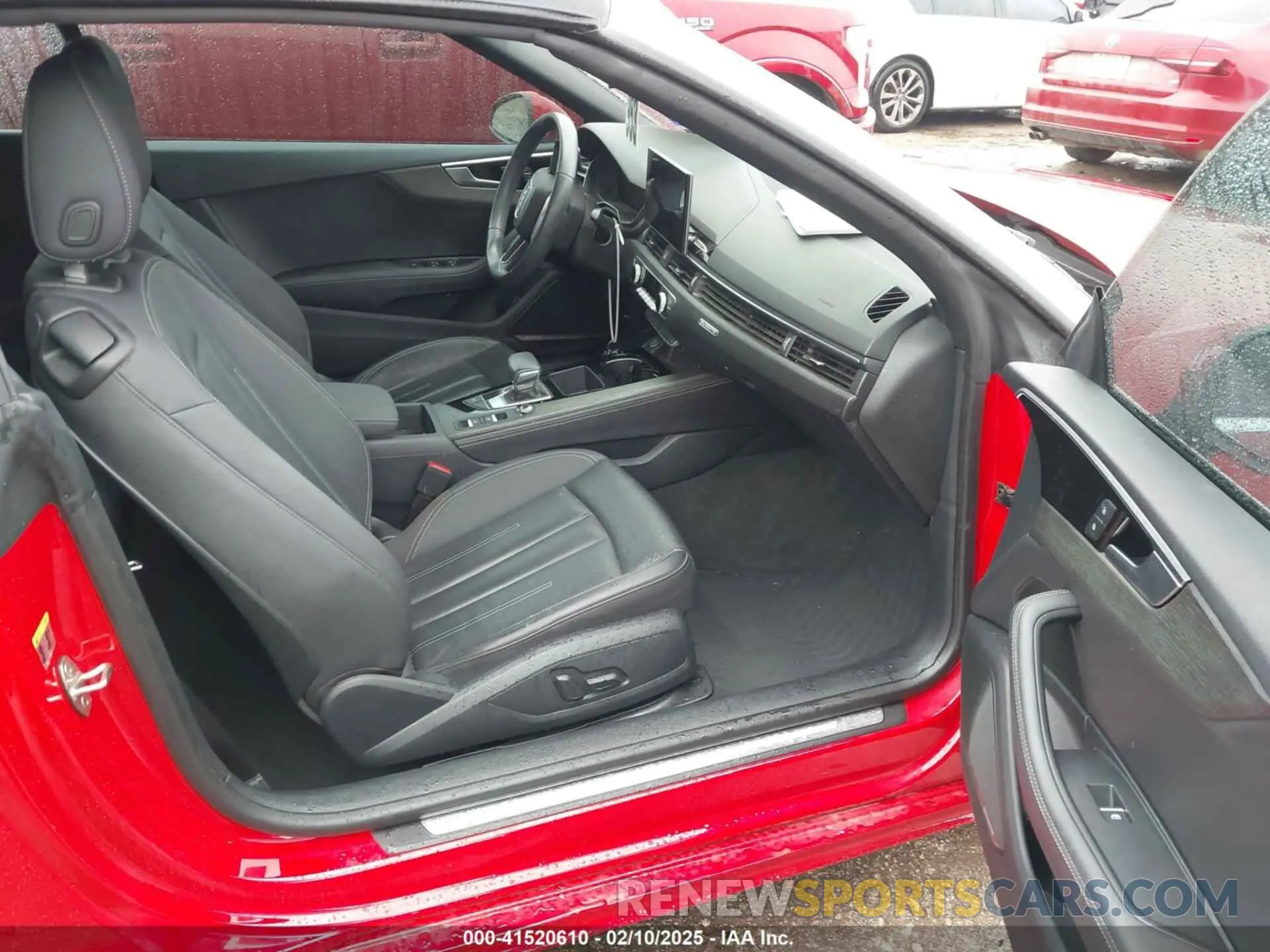 5 fotografías del automóvil dañado WAUWAGF56MN000156 AUDI A5 CABRIOLET 2021