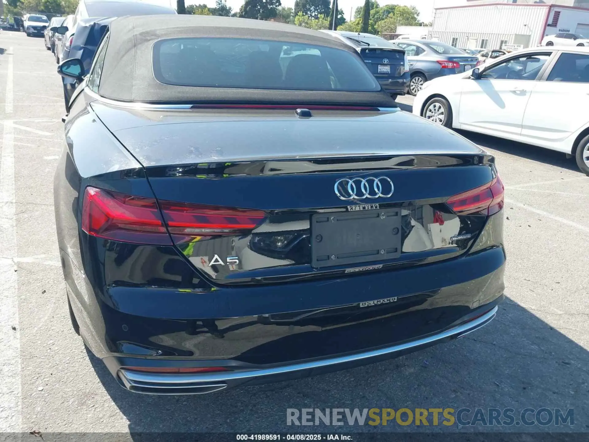 15 fotografías del automóvil dañado WAU2AGF50NN002534 AUDI A5 CABRIOLET 2022