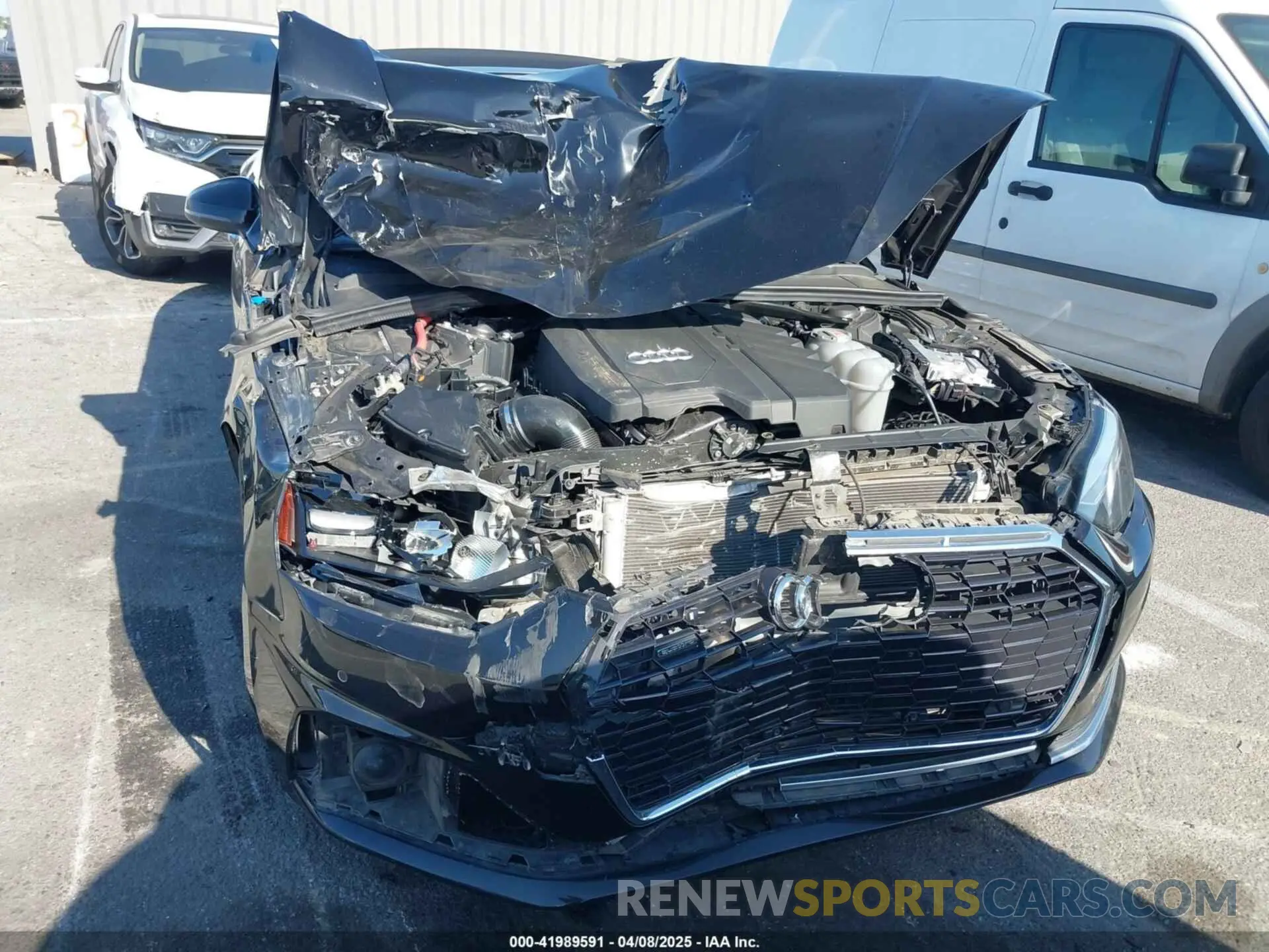 6 fotografías del automóvil dañado WAU2AGF50NN002534 AUDI A5 CABRIOLET 2022
