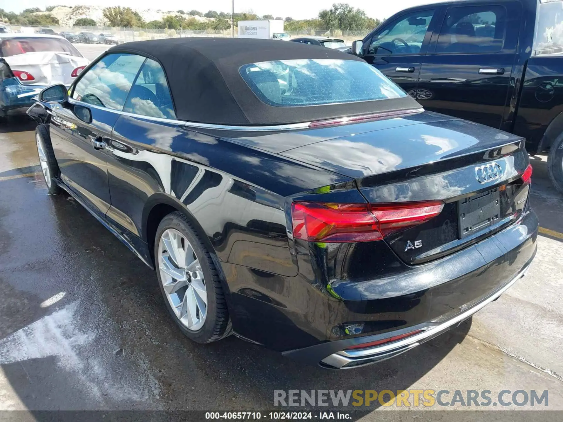 3 fotografías del automóvil dañado WAU2AGF50NN007331 AUDI A5 CABRIOLET 2022