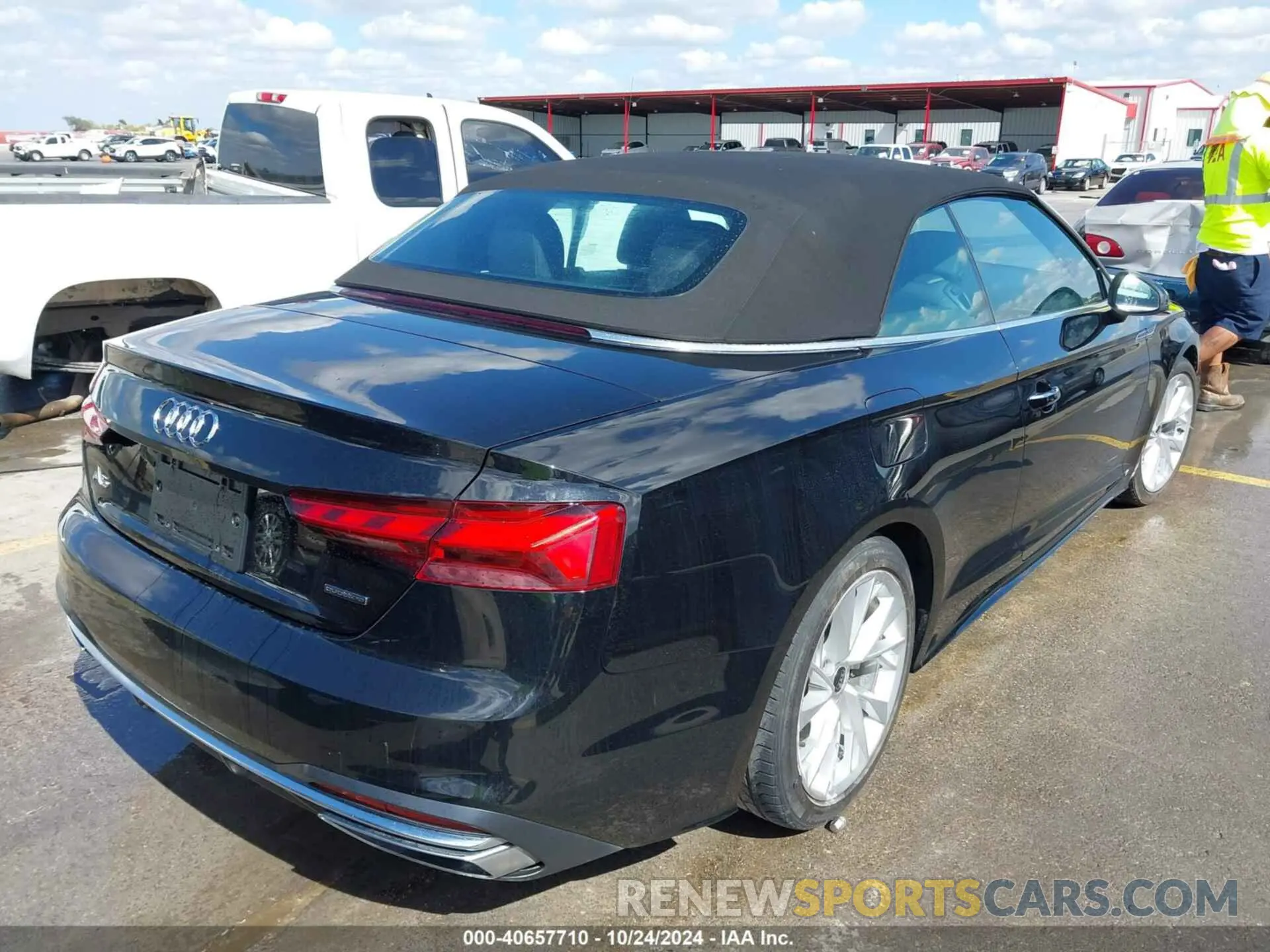 4 fotografías del automóvil dañado WAU2AGF50NN007331 AUDI A5 CABRIOLET 2022