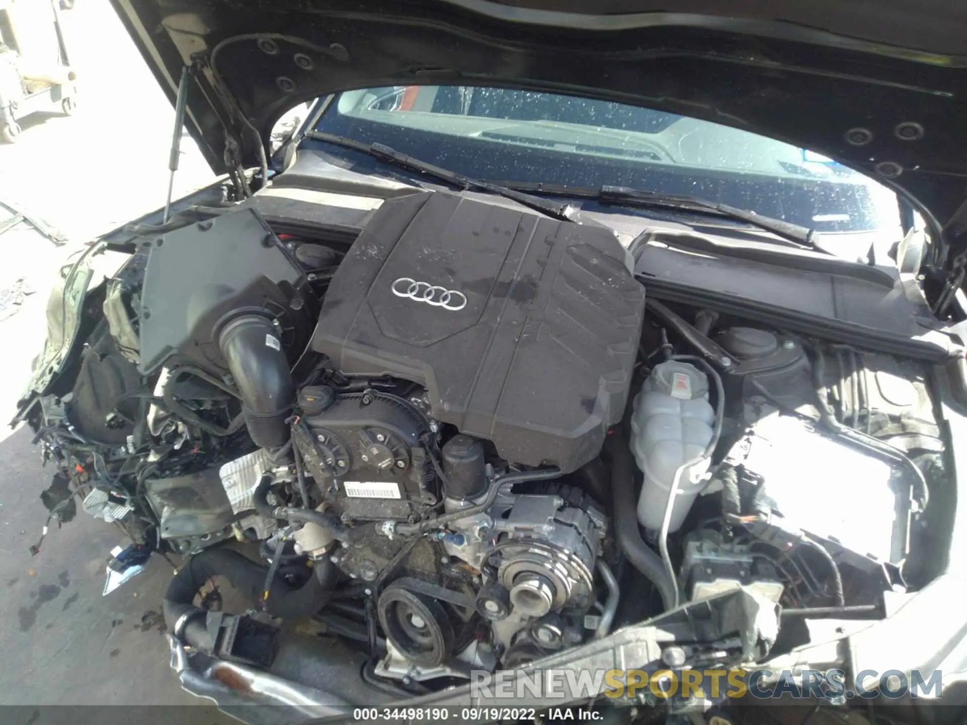 10 fotografías del automóvil dañado WAU2AGF52NN004611 AUDI A5 CABRIOLET 2022