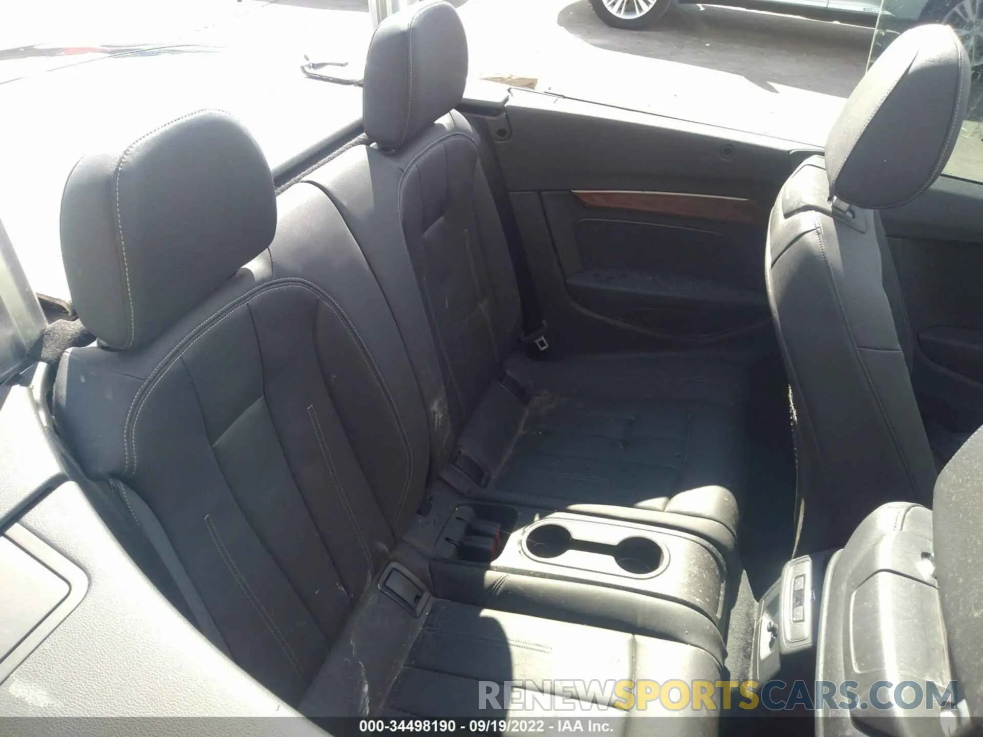 8 fotografías del automóvil dañado WAU2AGF52NN004611 AUDI A5 CABRIOLET 2022