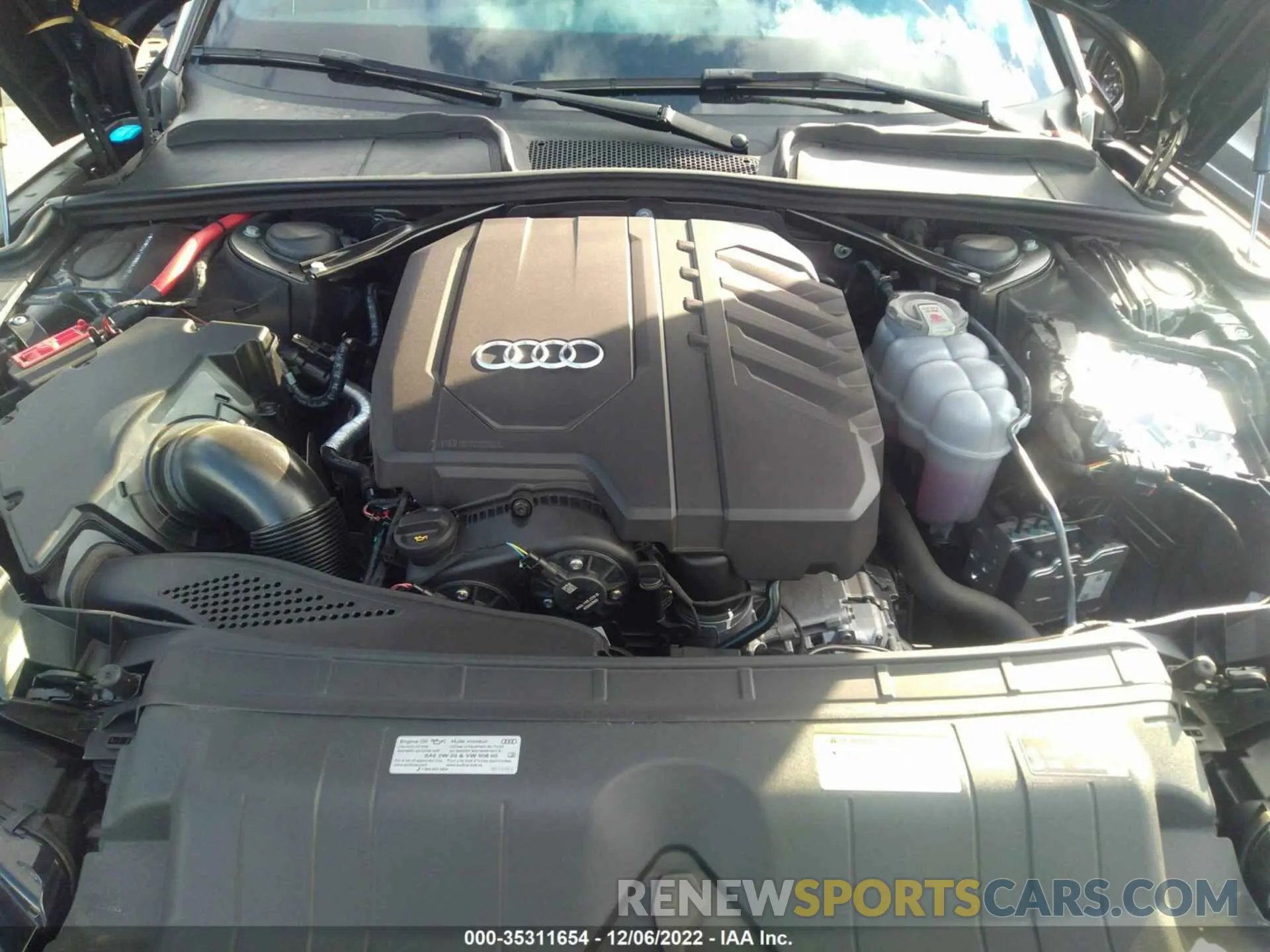 10 fotografías del automóvil dañado WAUWAGF50NN002051 AUDI A5 CABRIOLET 2022