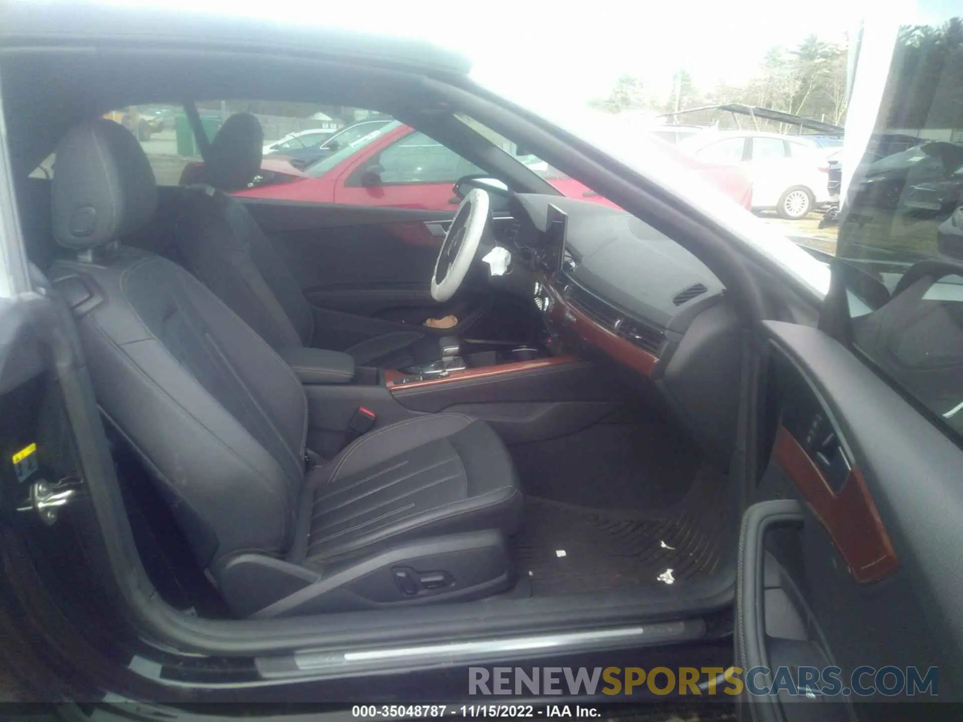 5 fotografías del automóvil dañado WAUWAGF50NN005290 AUDI A5 CABRIOLET 2022