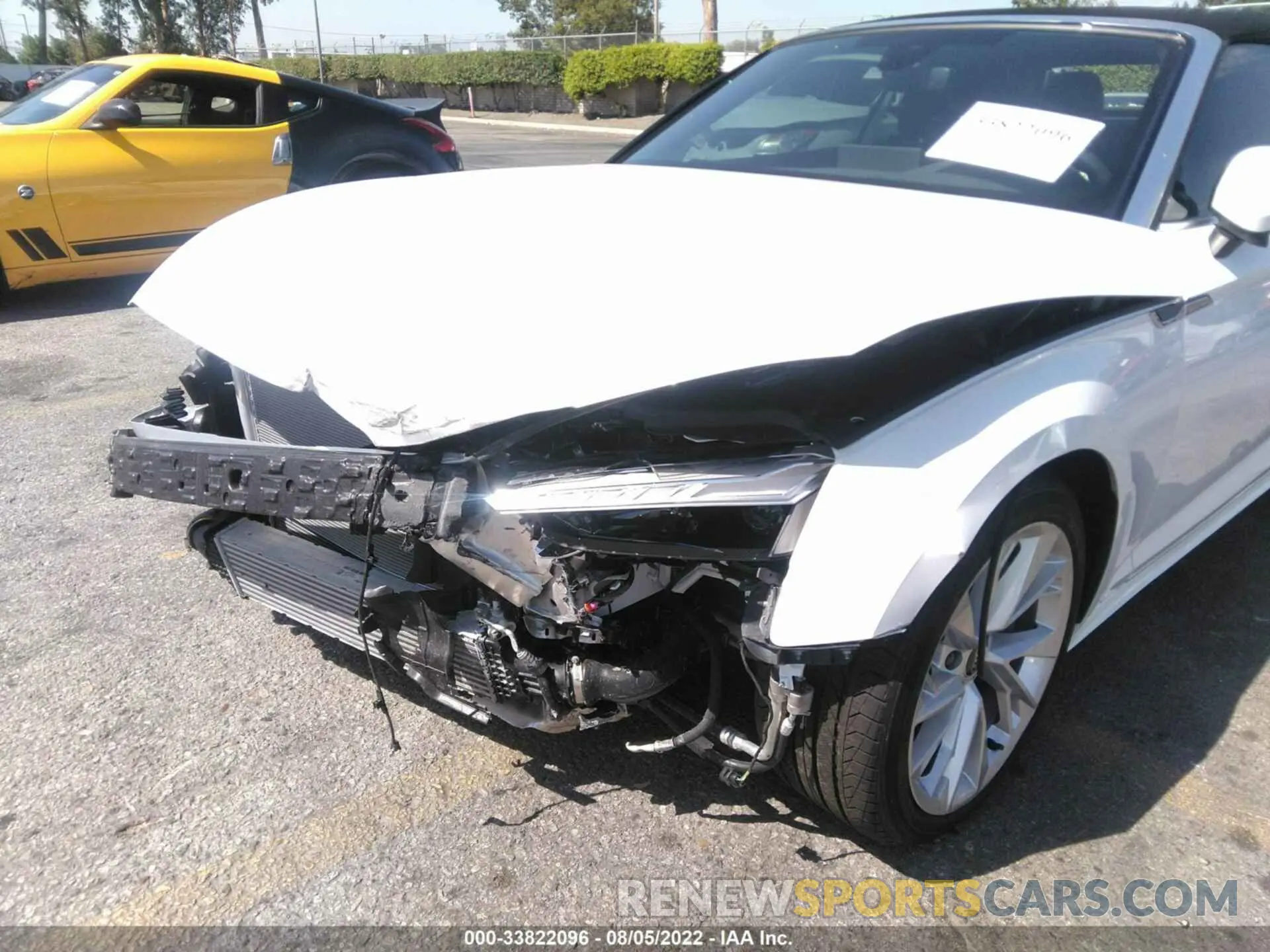 6 fotografías del automóvil dañado WAUWAGF53NN005512 AUDI A5 CABRIOLET 2022