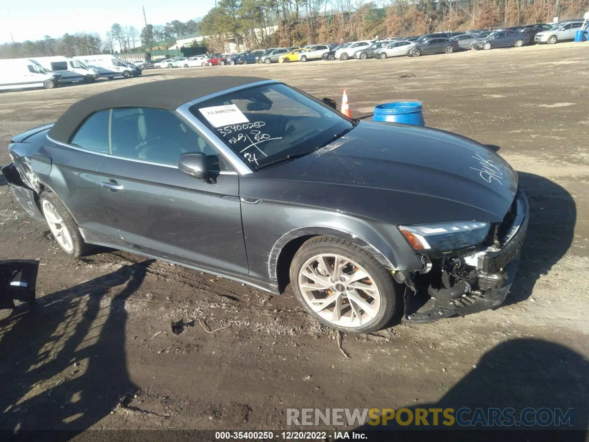 1 fotografías del automóvil dañado WAUWAGF56NN005102 AUDI A5 CABRIOLET 2022