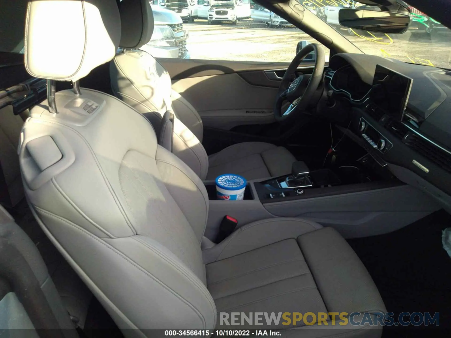 5 fotografías del automóvil dañado WAUYAGF51NN008305 AUDI A5 CABRIOLET 2022