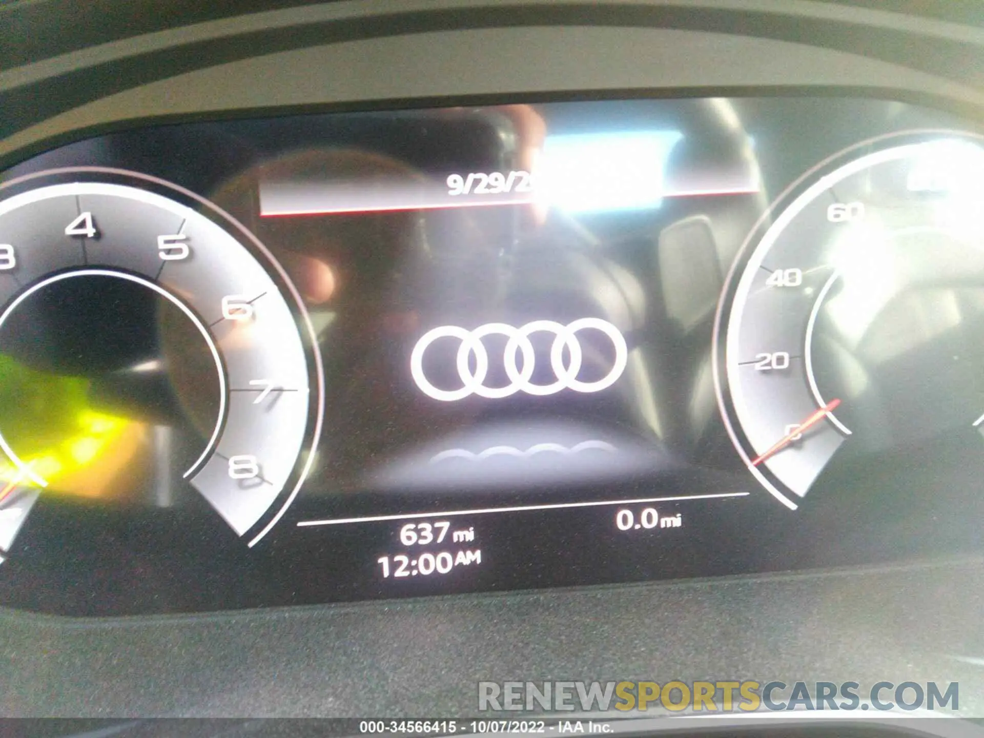 7 fotografías del automóvil dañado WAUYAGF51NN008305 AUDI A5 CABRIOLET 2022