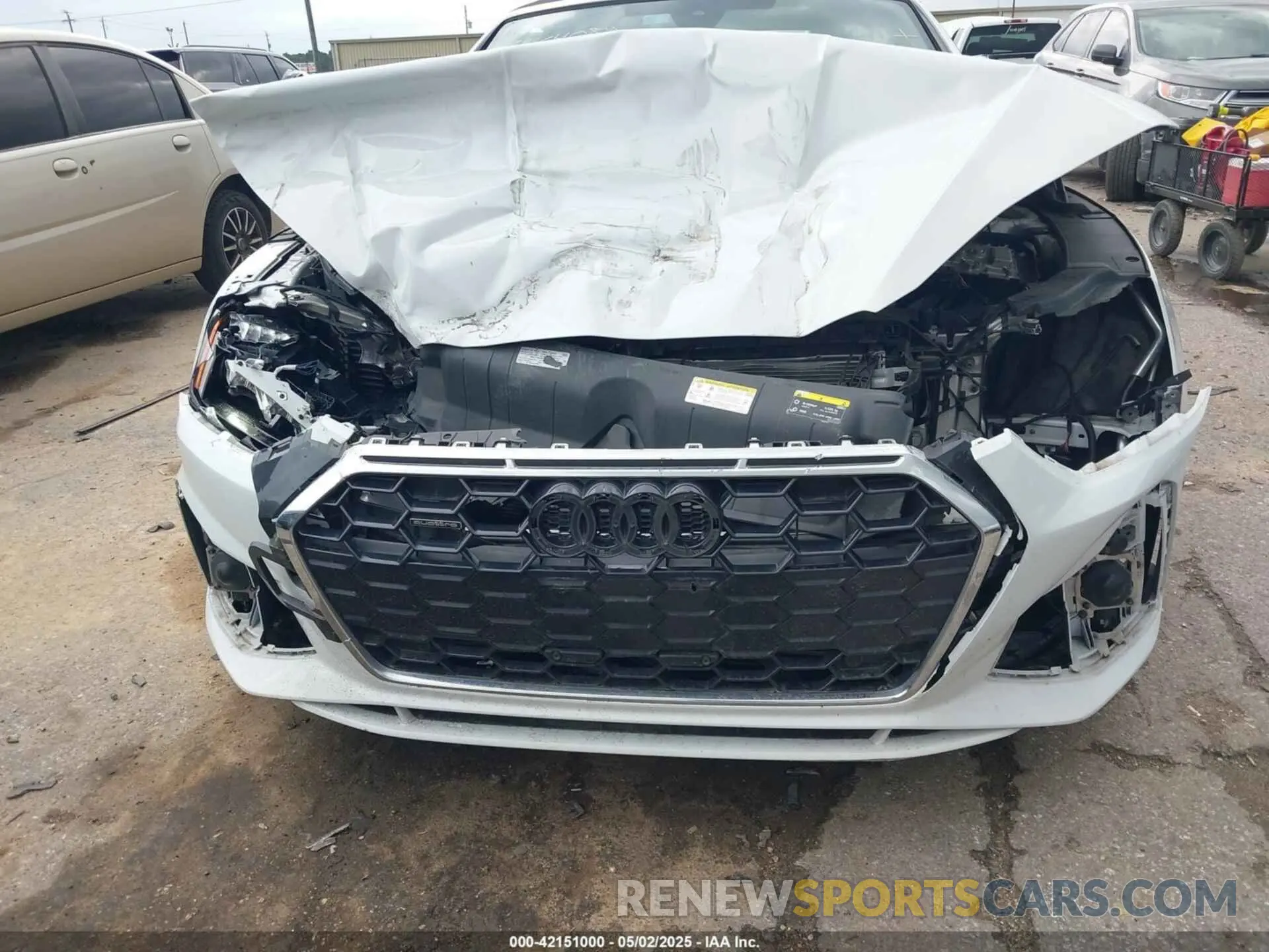 12 fotografías del automóvil dañado WAU3AGF58PN004720 AUDI A5 CABRIOLET 2023