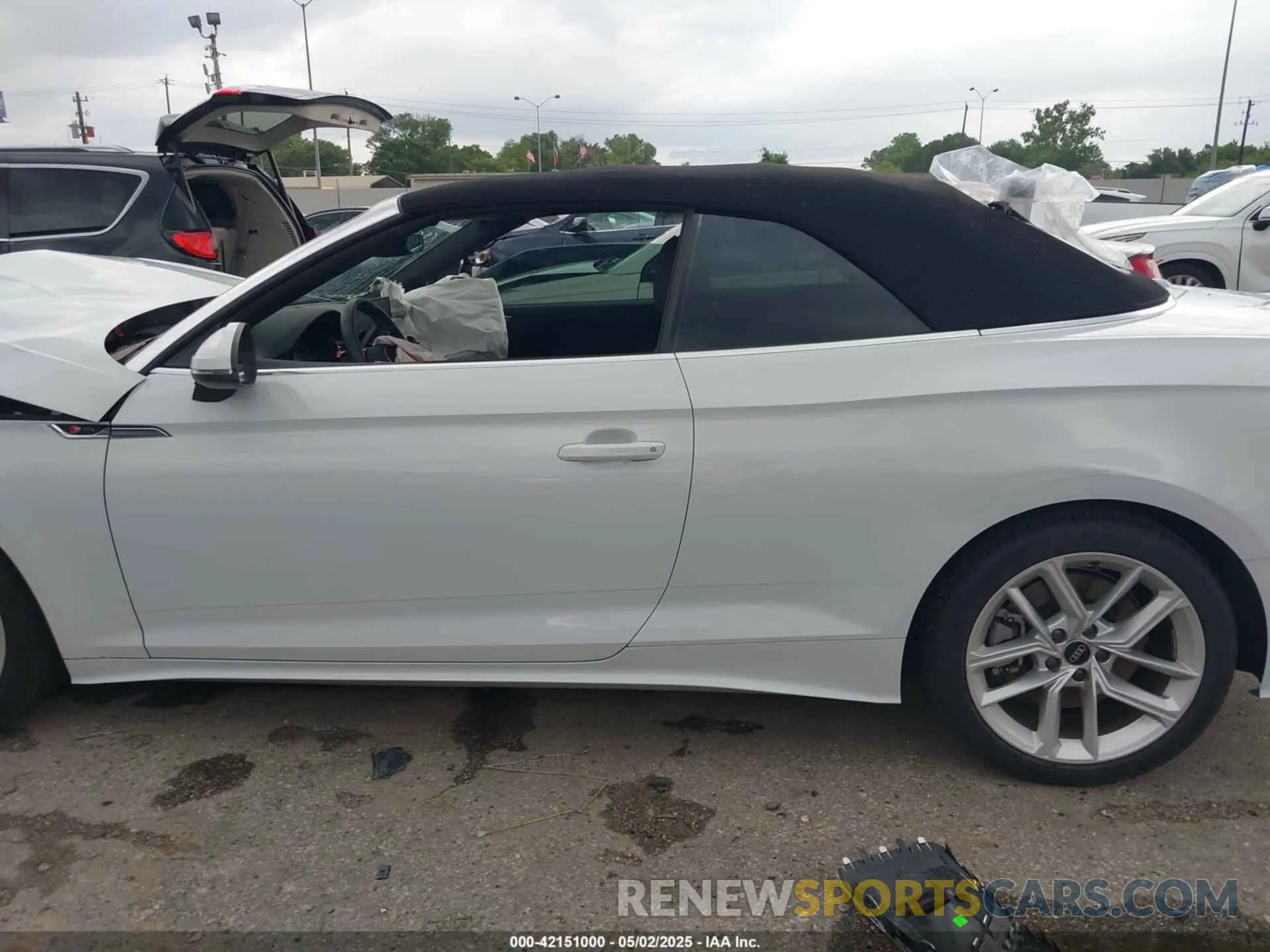 14 fotografías del automóvil dañado WAU3AGF58PN004720 AUDI A5 CABRIOLET 2023