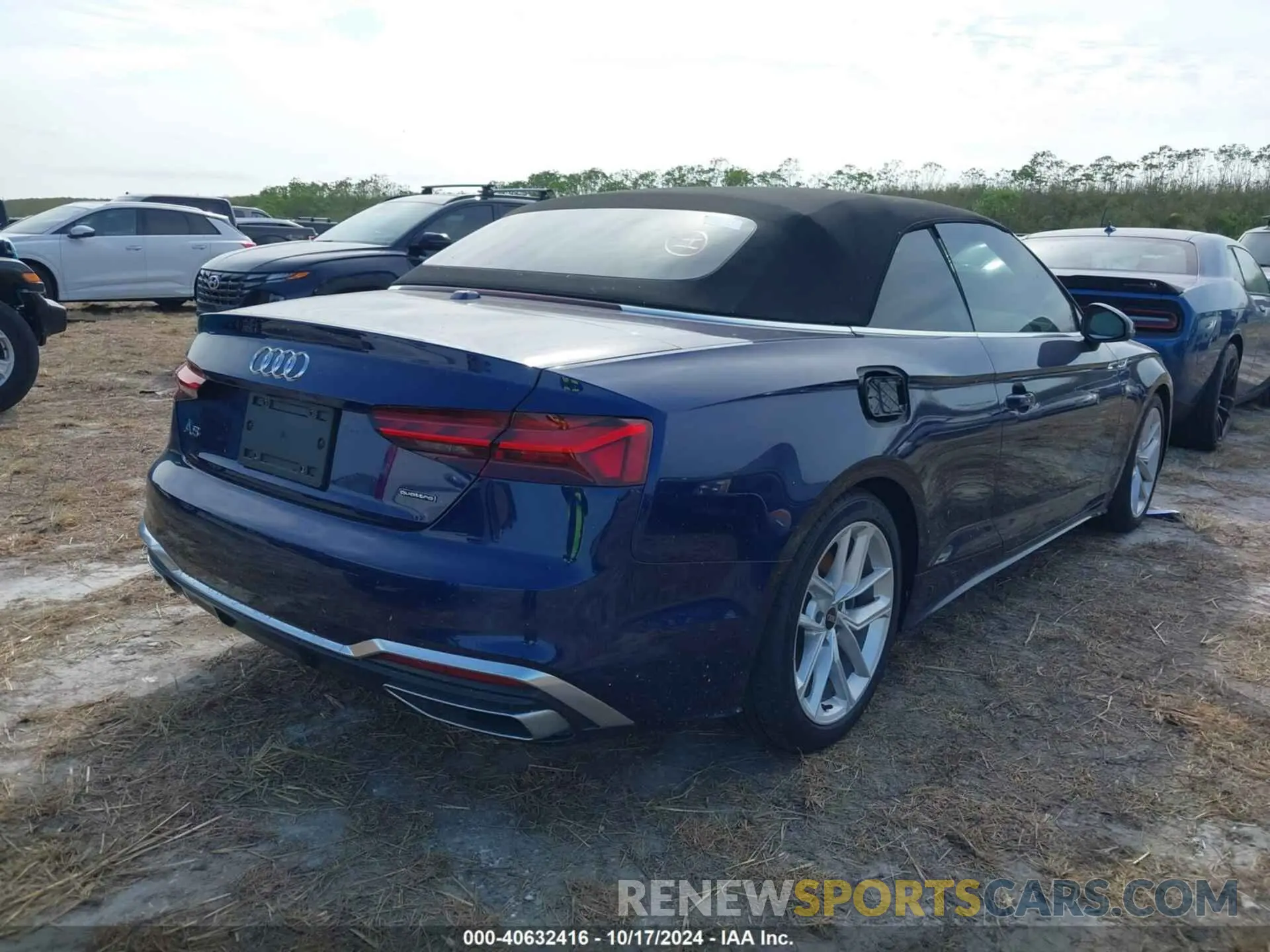 4 fotografías del automóvil dañado WAU4AGF58PN002549 AUDI A5 CABRIOLET 2023