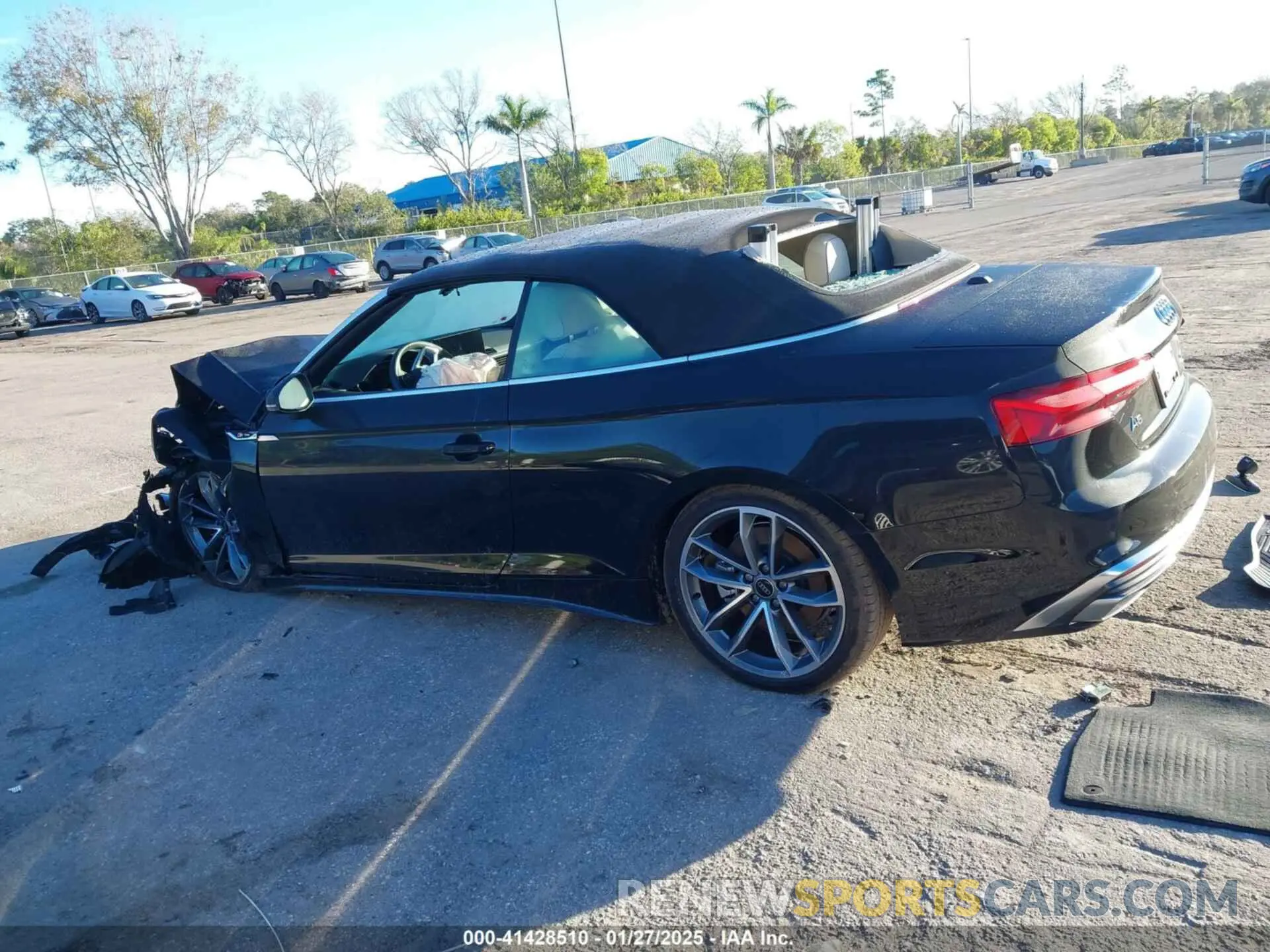 14 fotografías del automóvil dañado WAU4AGF57RN008281 AUDI A5 CABRIOLET 2024