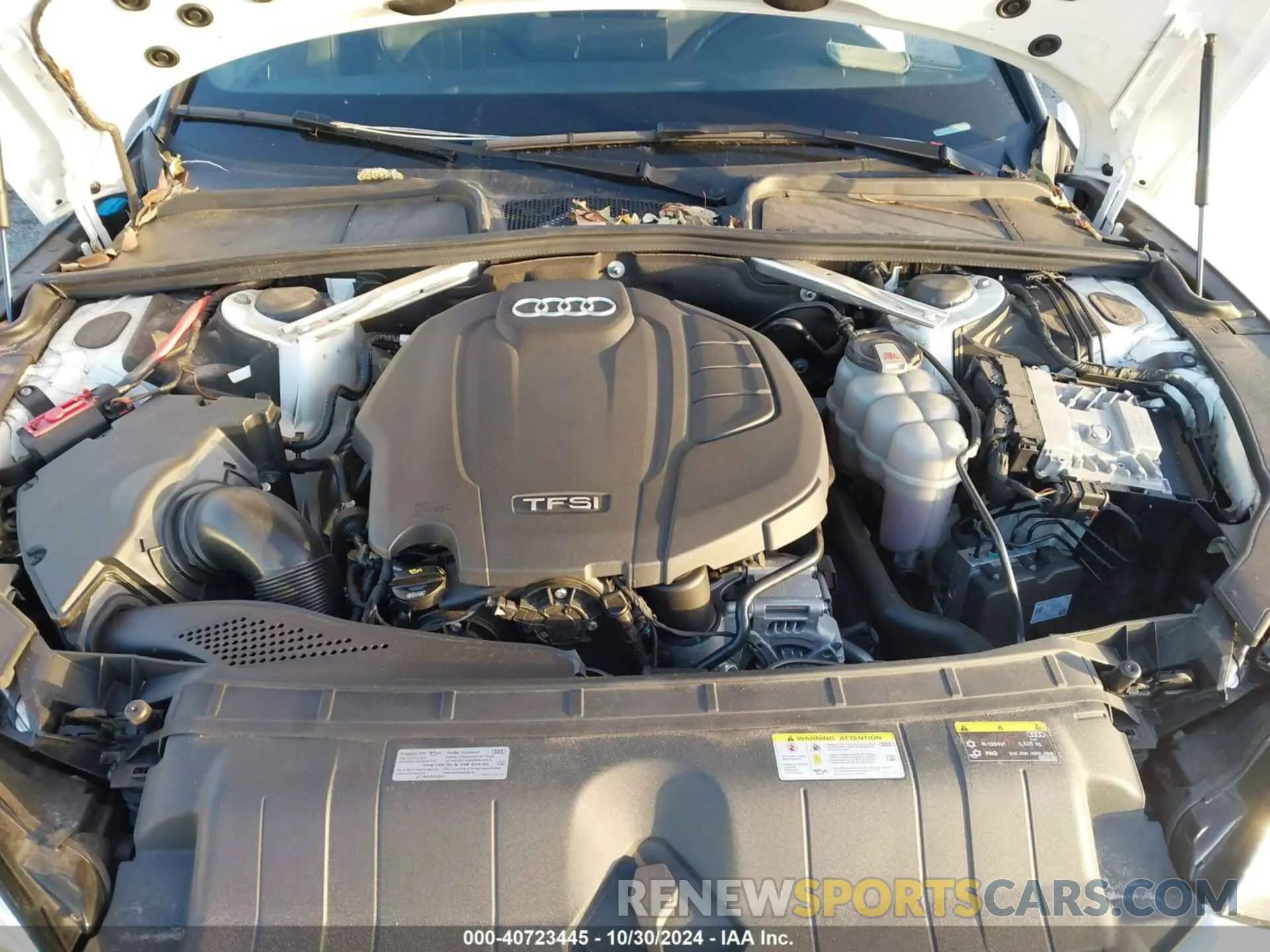 10 fotografías del automóvil dañado WAUTNAF52LA009317 AUDI A5 COUPE 2020