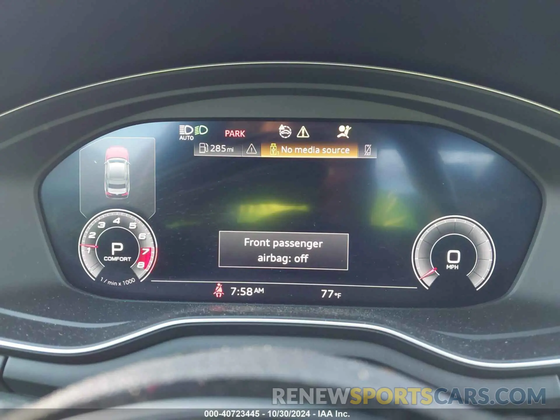 7 fotografías del automóvil dañado WAUTNAF52LA009317 AUDI A5 COUPE 2020