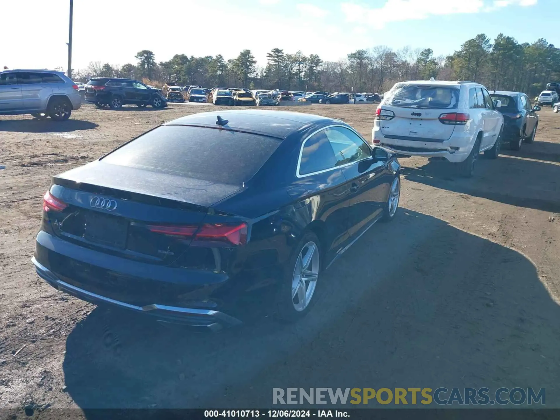 4 fotografías del automóvil dañado WAUTNAF56LA003598 AUDI A5 COUPE 2020
