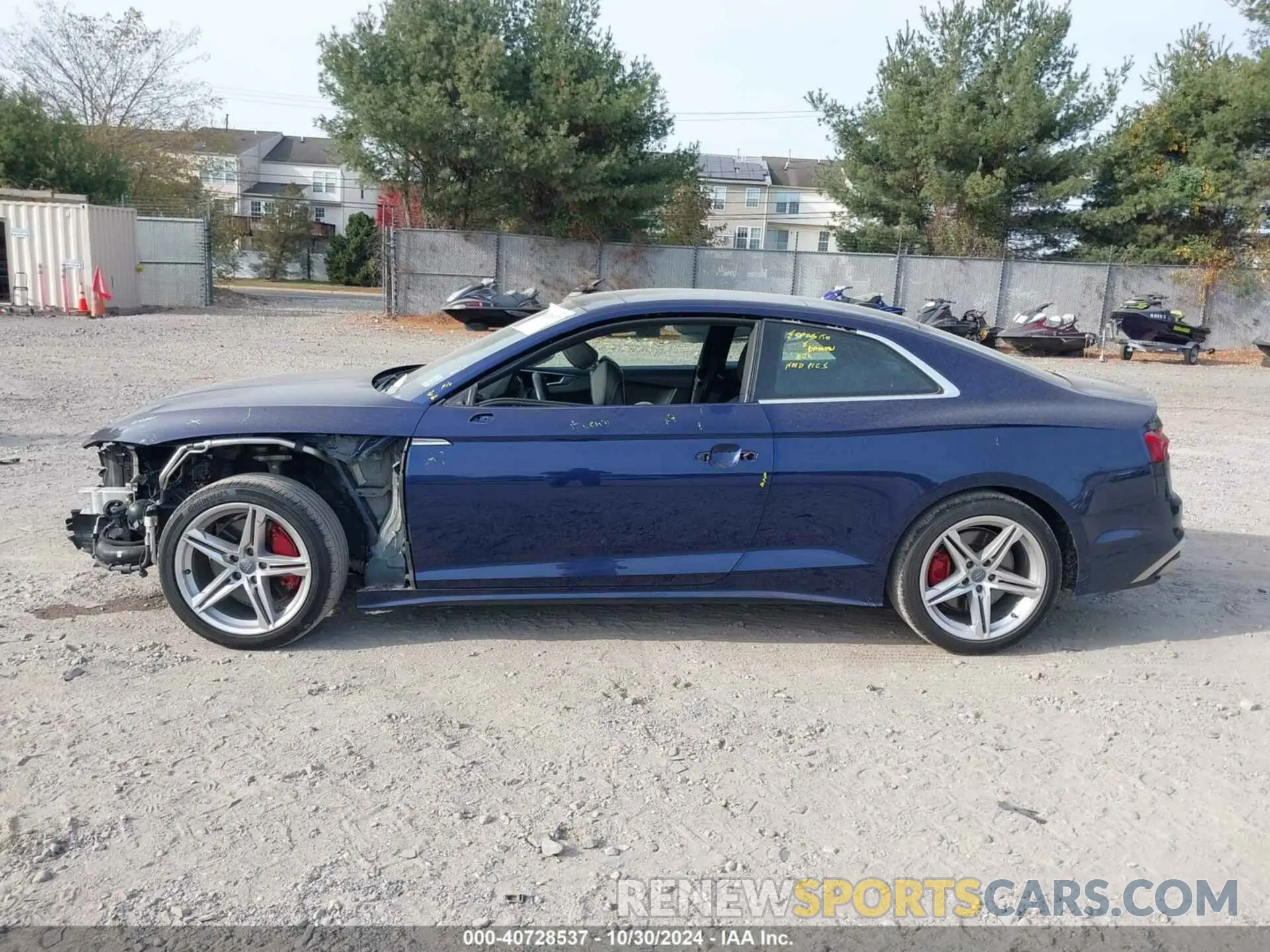 14 fotografías del automóvil dañado WAUSAAF52MA011173 AUDI A5 COUPE 2021
