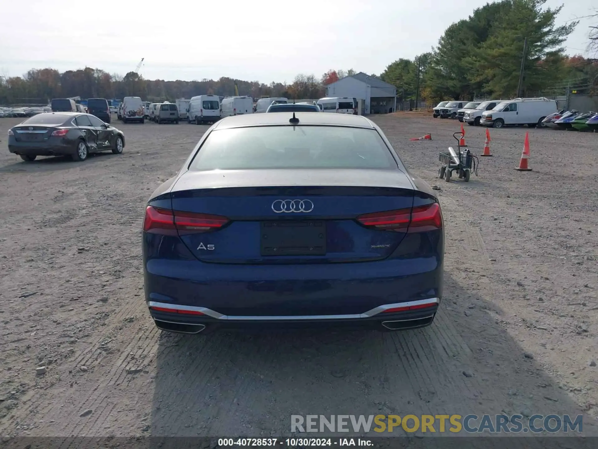 16 fotografías del automóvil dañado WAUSAAF52MA011173 AUDI A5 COUPE 2021