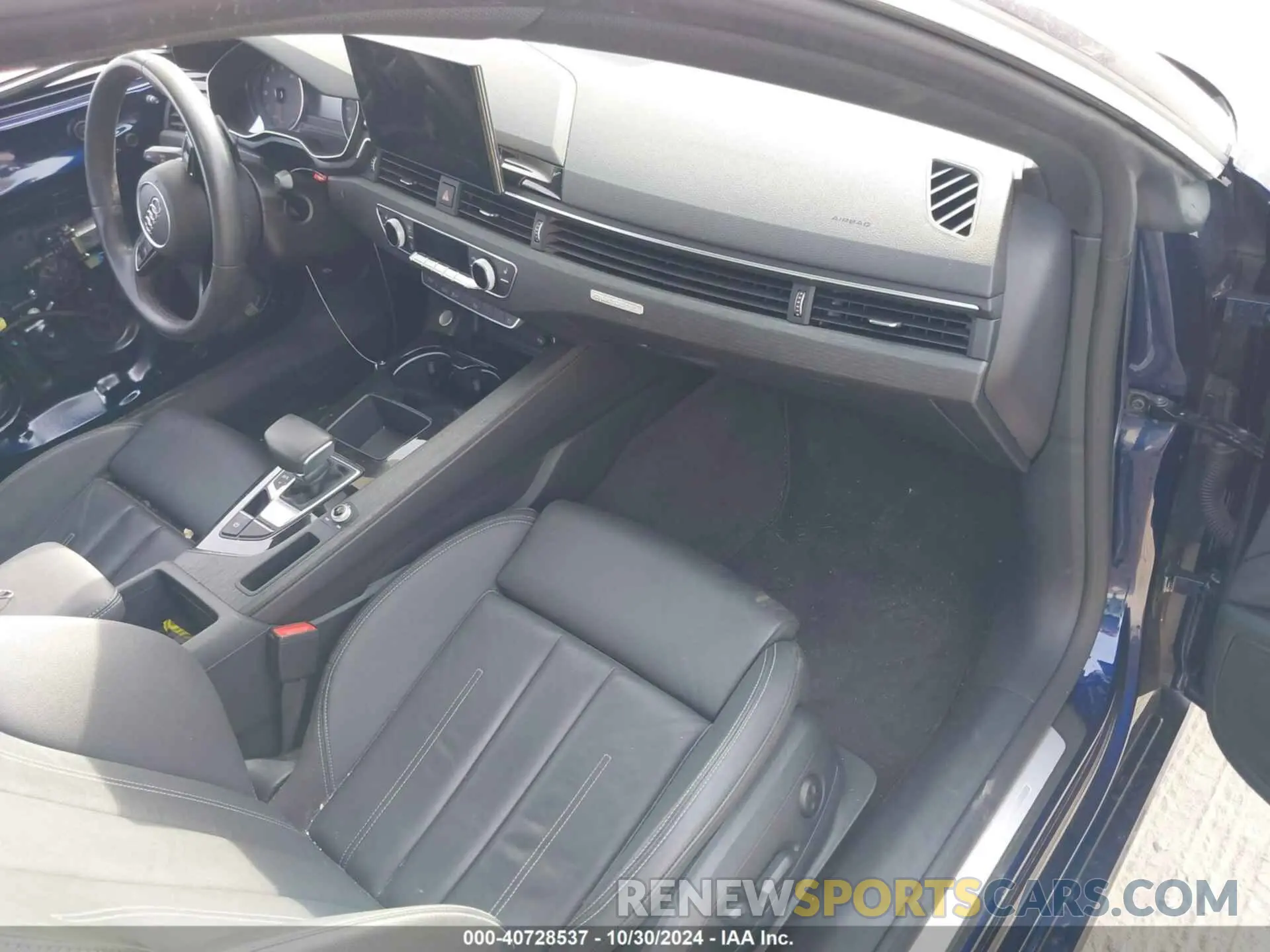 5 fotografías del automóvil dañado WAUSAAF52MA011173 AUDI A5 COUPE 2021