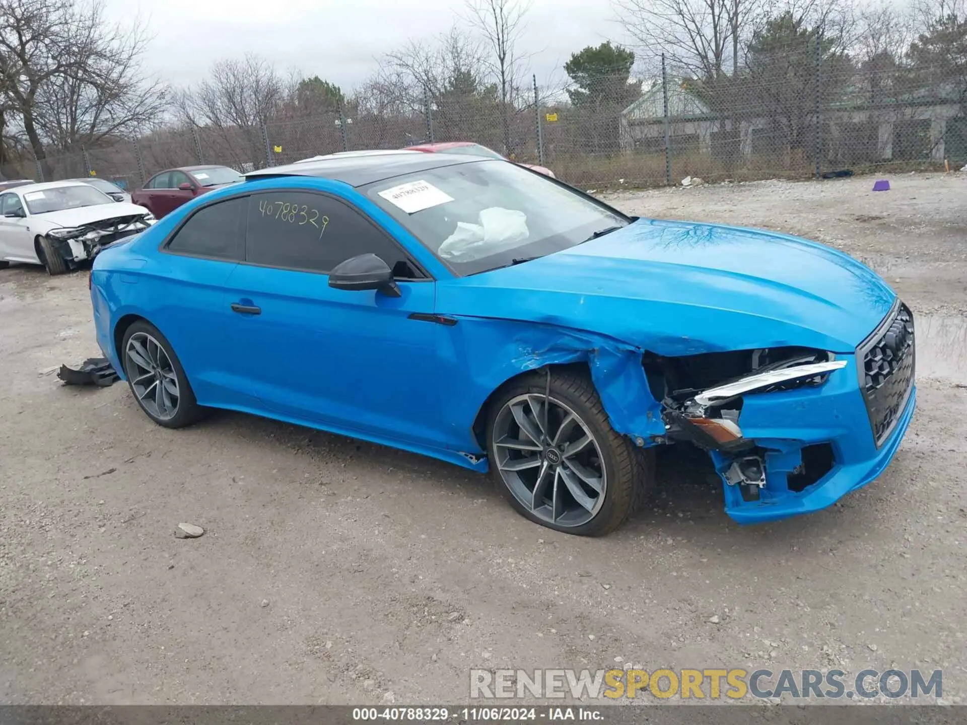 1 fotografías del automóvil dañado WAUTAAF57NA016973 AUDI A5 COUPE 2022