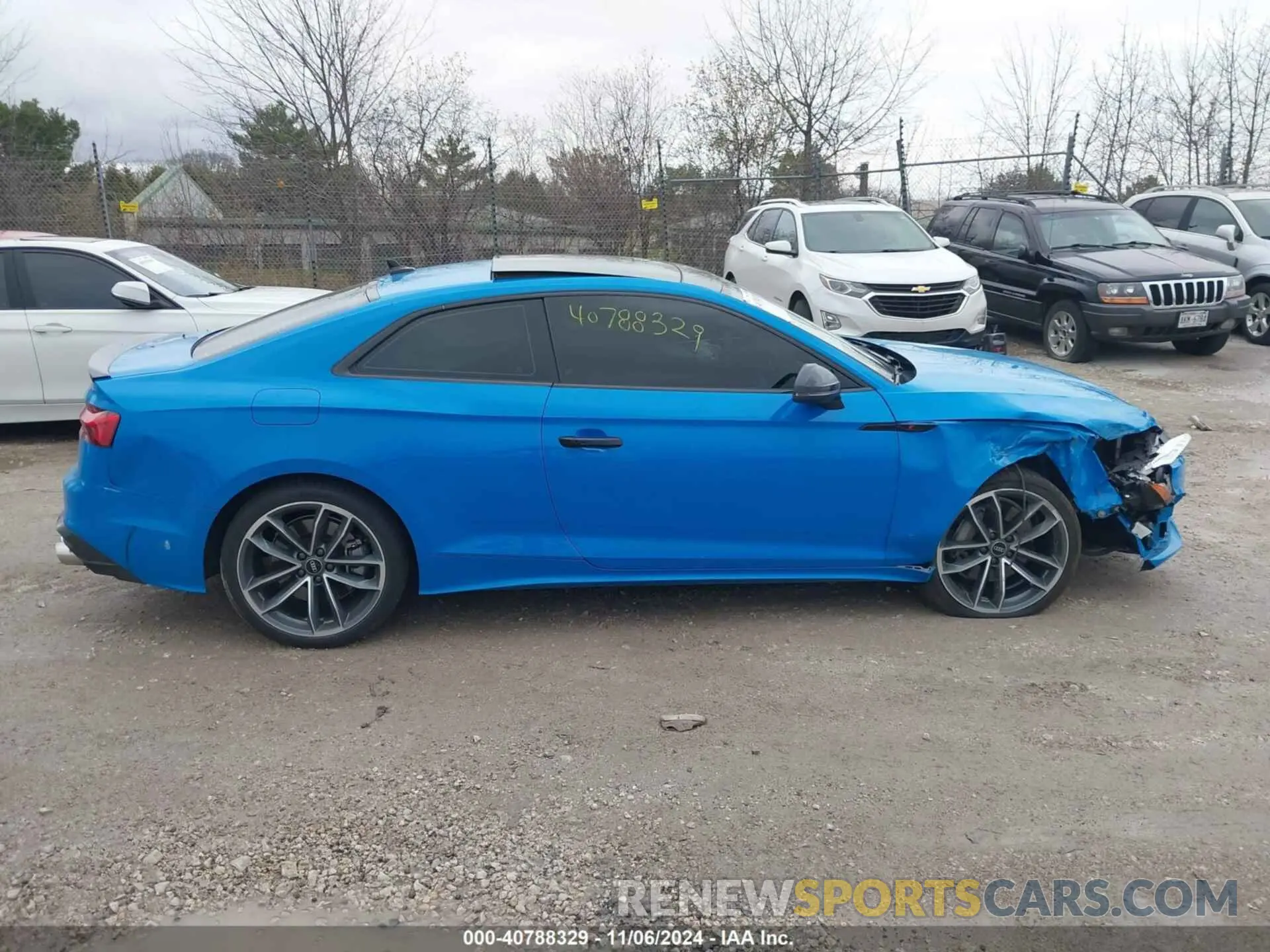 13 fotografías del automóvil dañado WAUTAAF57NA016973 AUDI A5 COUPE 2022