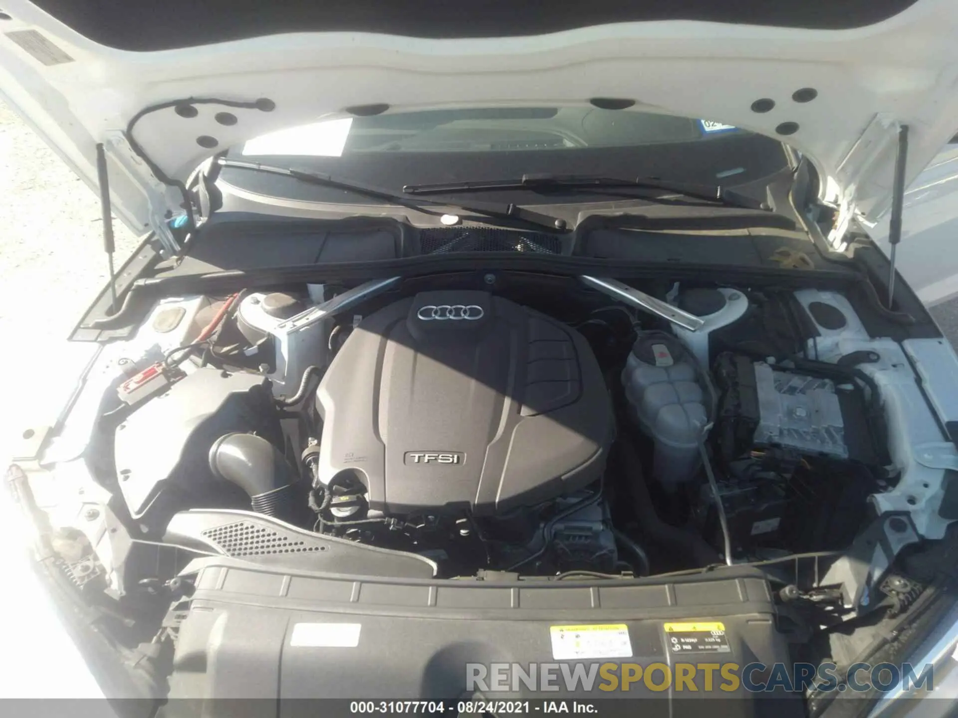 10 fotografías del automóvil dañado WAUBNCF57KA095777 AUDI A5 SPORTBACK 2019