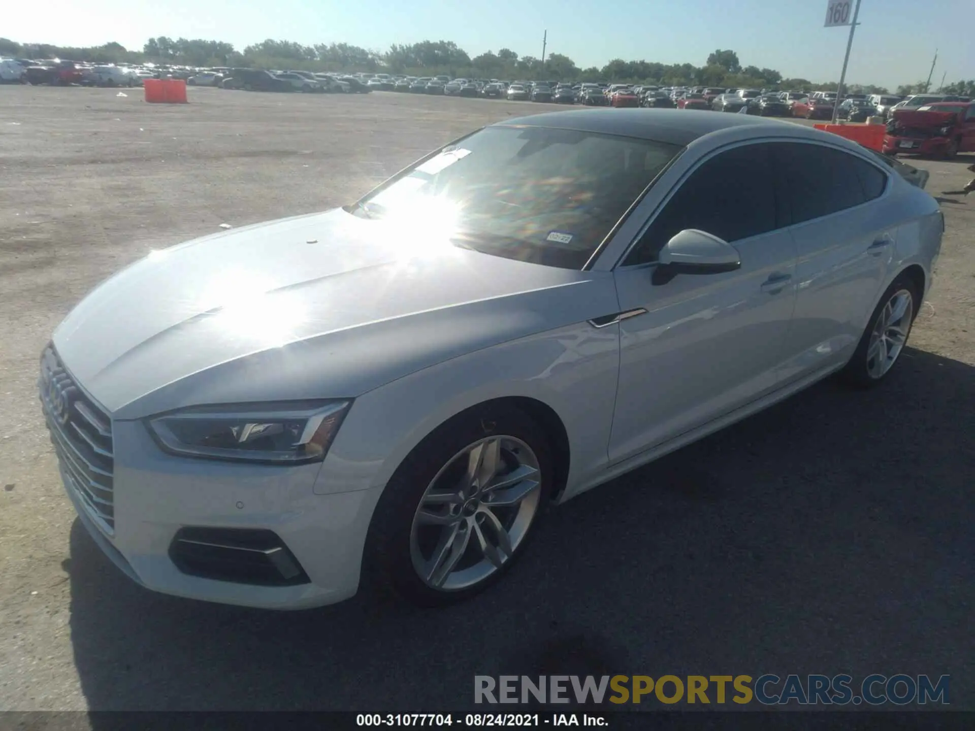 2 fotografías del automóvil dañado WAUBNCF57KA095777 AUDI A5 SPORTBACK 2019