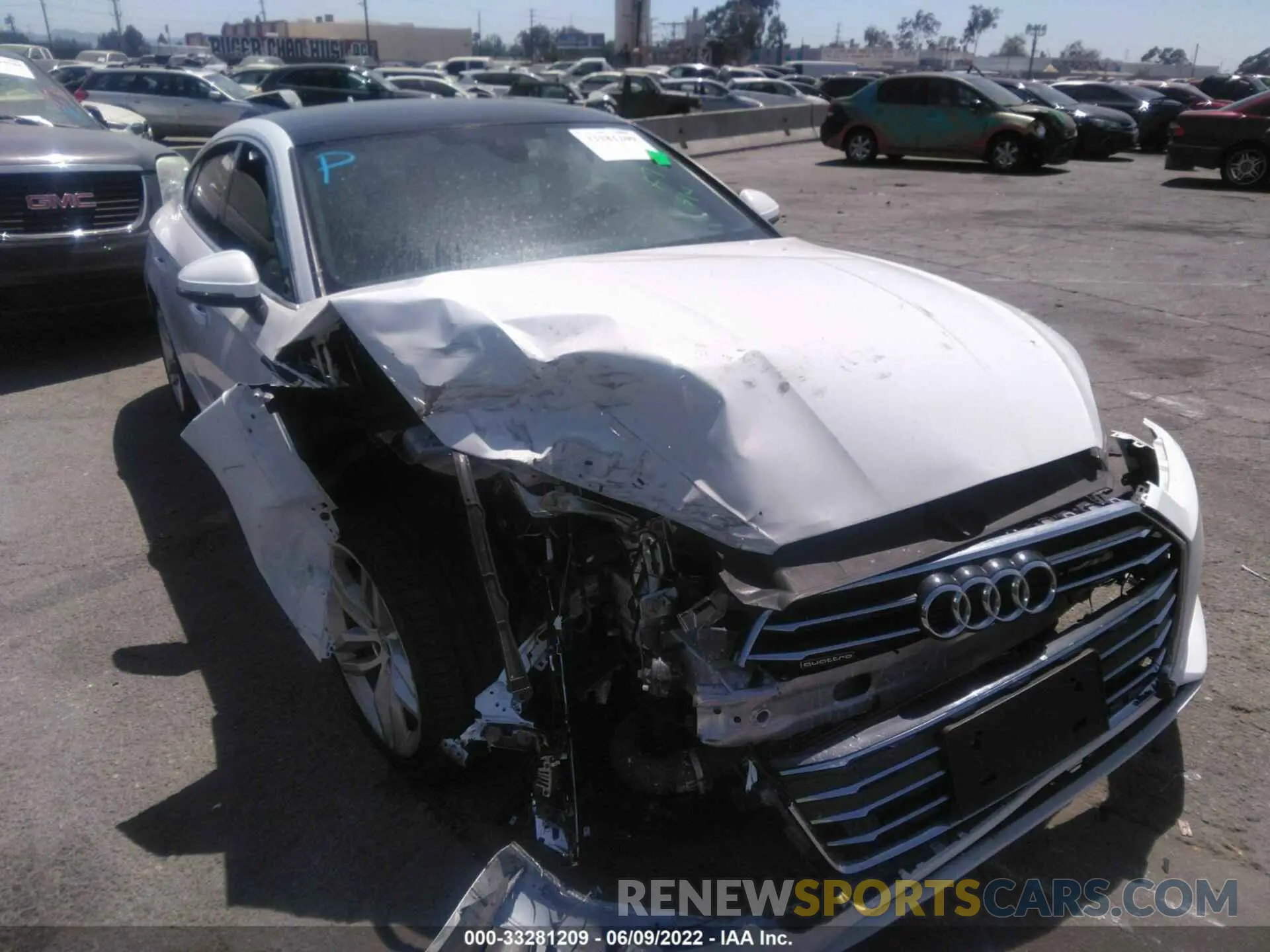 1 fotografías del automóvil dañado WAUBNCF5XKA022757 AUDI A5 SPORTBACK 2019