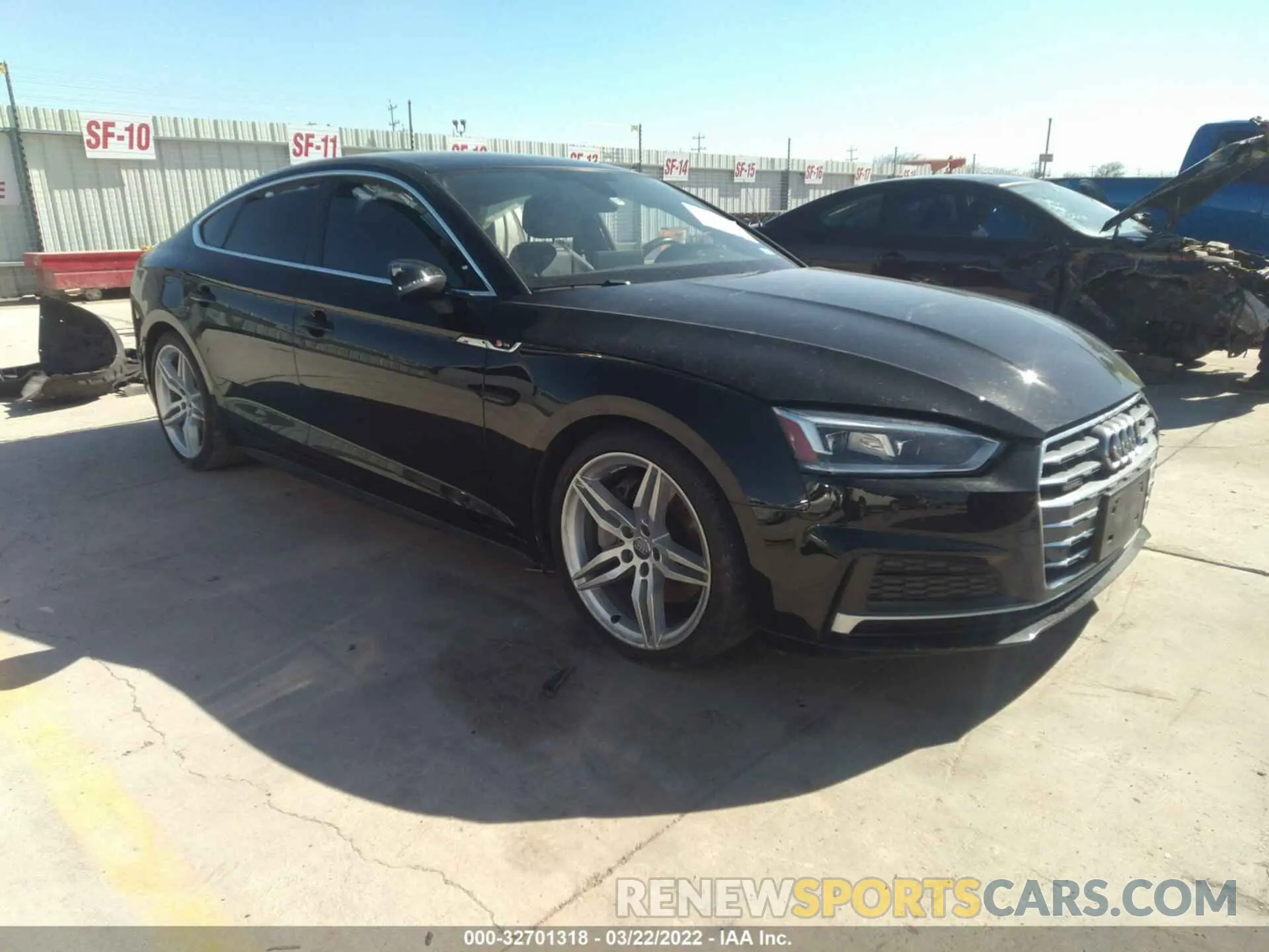 1 fotografías del automóvil dañado WAUENCF52KA046306 AUDI A5 SPORTBACK 2019