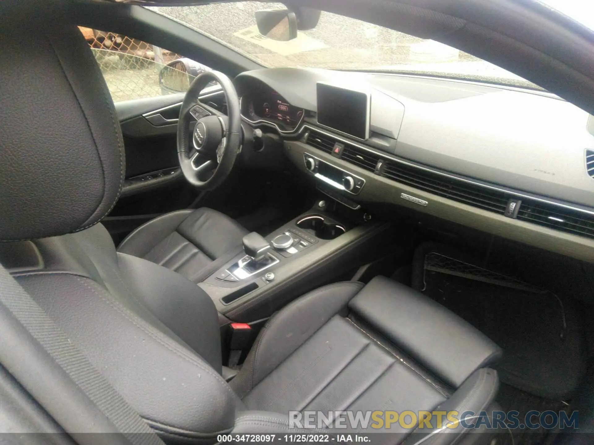 5 fotografías del automóvil dañado WAUENCF55KA100147 AUDI A5 SPORTBACK 2019