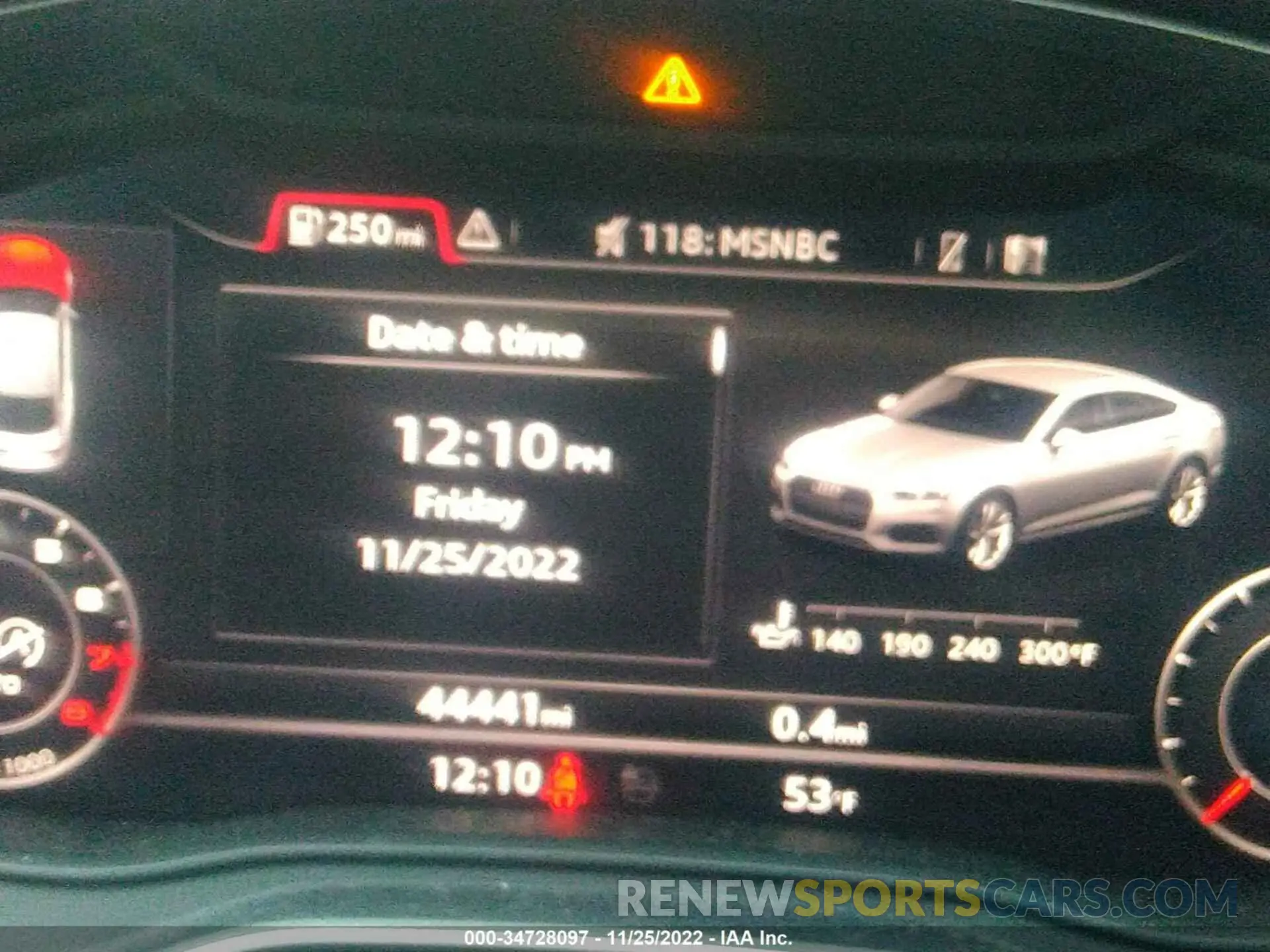 7 fotografías del automóvil dañado WAUENCF55KA100147 AUDI A5 SPORTBACK 2019