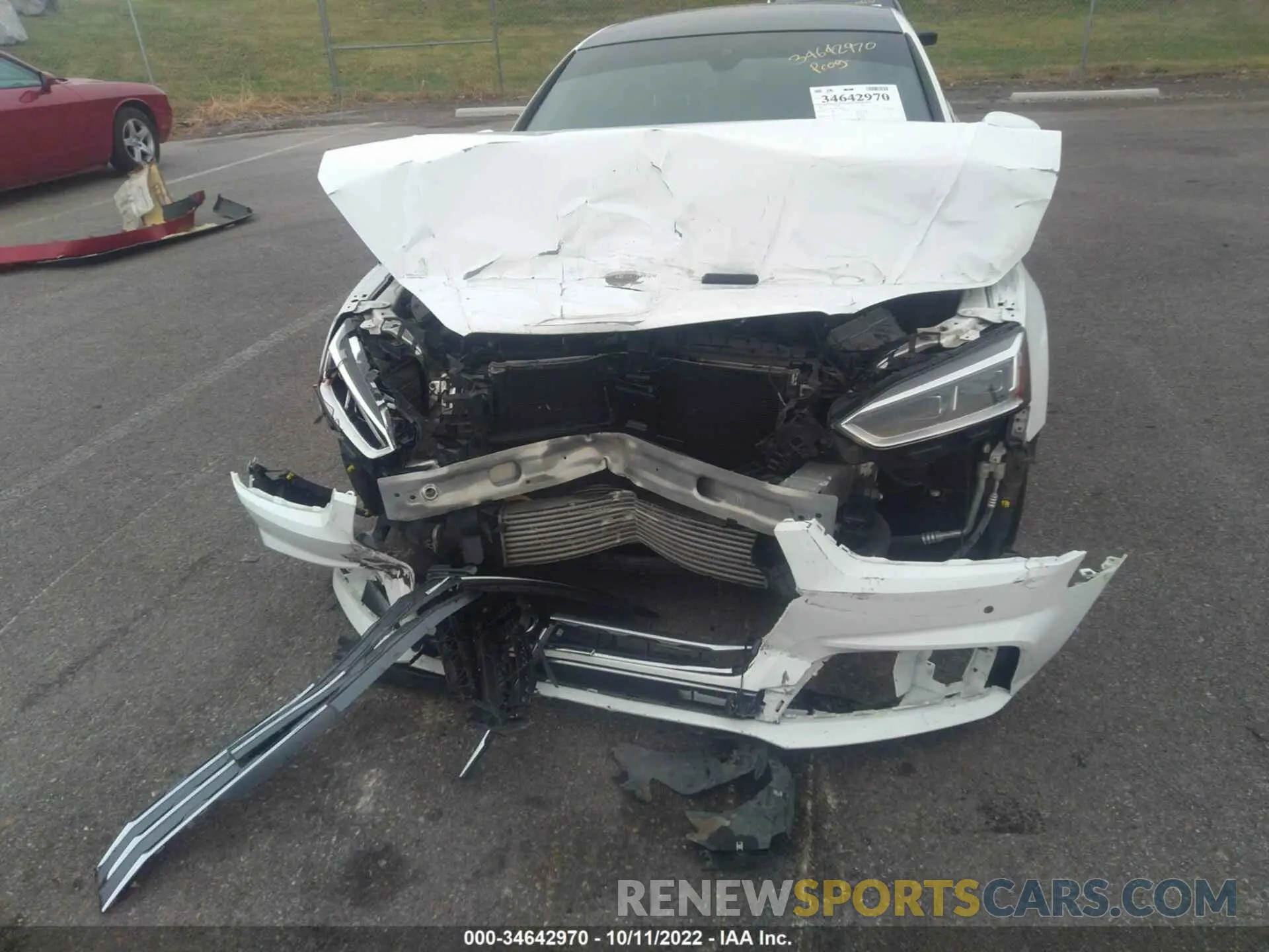 6 fotografías del automóvil dañado WAUENCF58KA024195 AUDI A5 SPORTBACK 2019