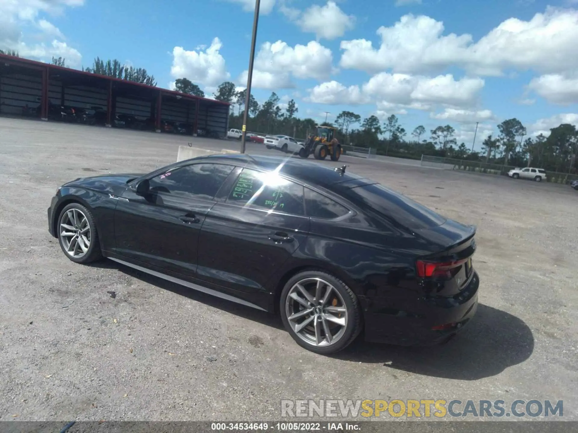 3 fotografías del automóvil dañado WAUFNCF51KA016332 AUDI A5 SPORTBACK 2019
