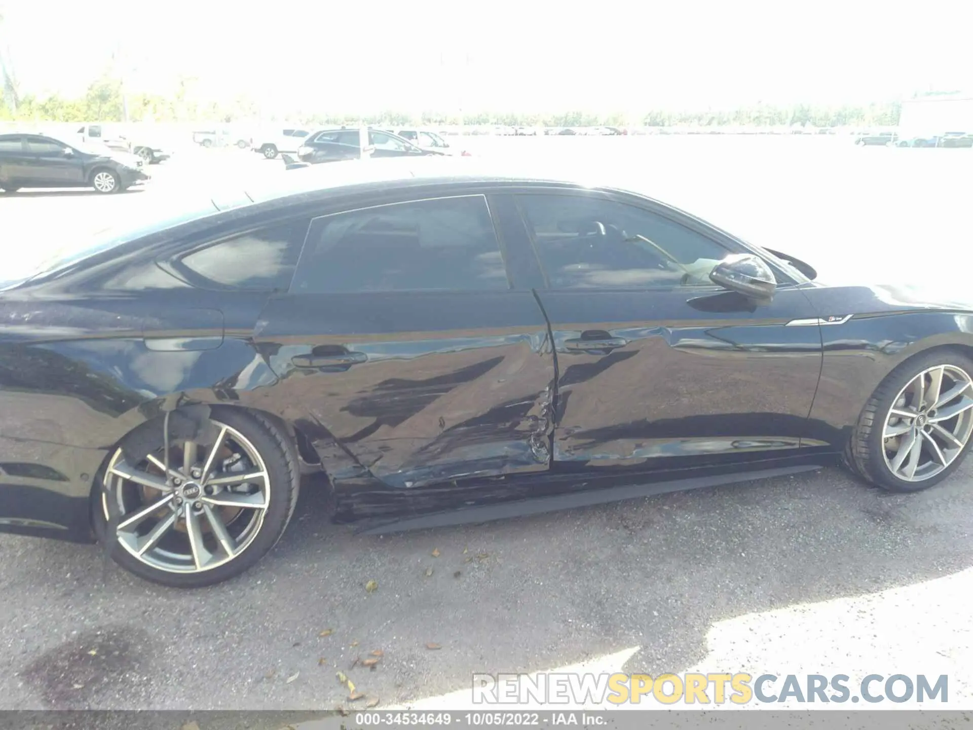6 fotografías del automóvil dañado WAUFNCF51KA016332 AUDI A5 SPORTBACK 2019