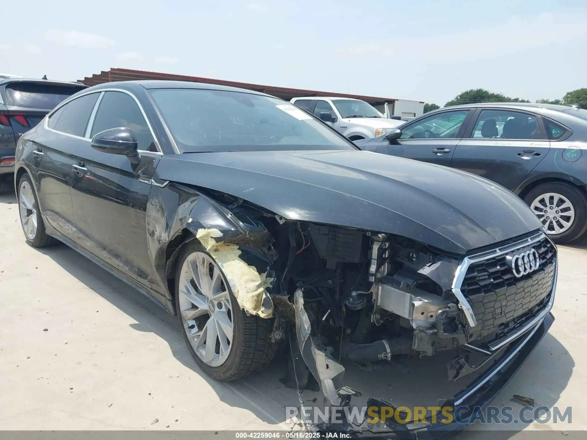 1 fotografías del automóvil dañado WAUANCF50LA004832 AUDI A5 SPORTBACK 2020