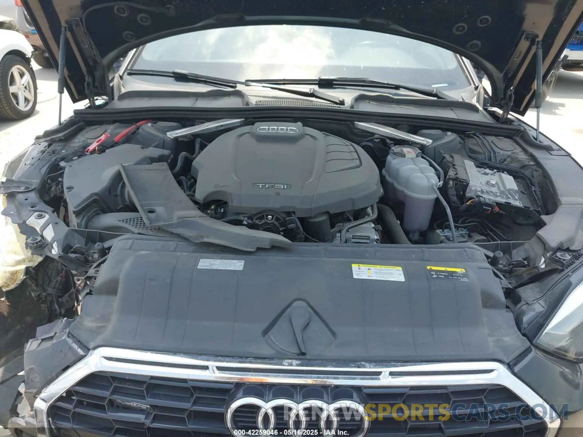 10 fotografías del automóvil dañado WAUANCF50LA004832 AUDI A5 SPORTBACK 2020