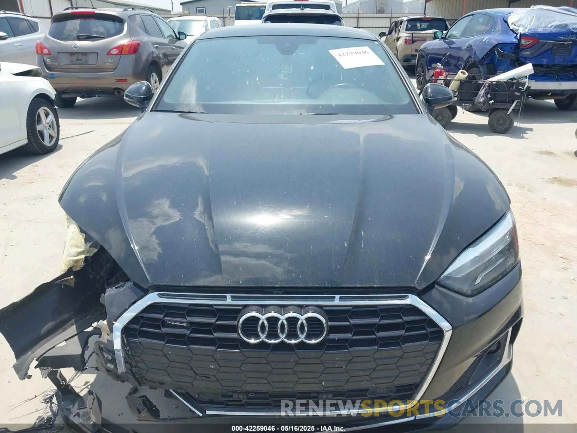 11 fotografías del automóvil dañado WAUANCF50LA004832 AUDI A5 SPORTBACK 2020