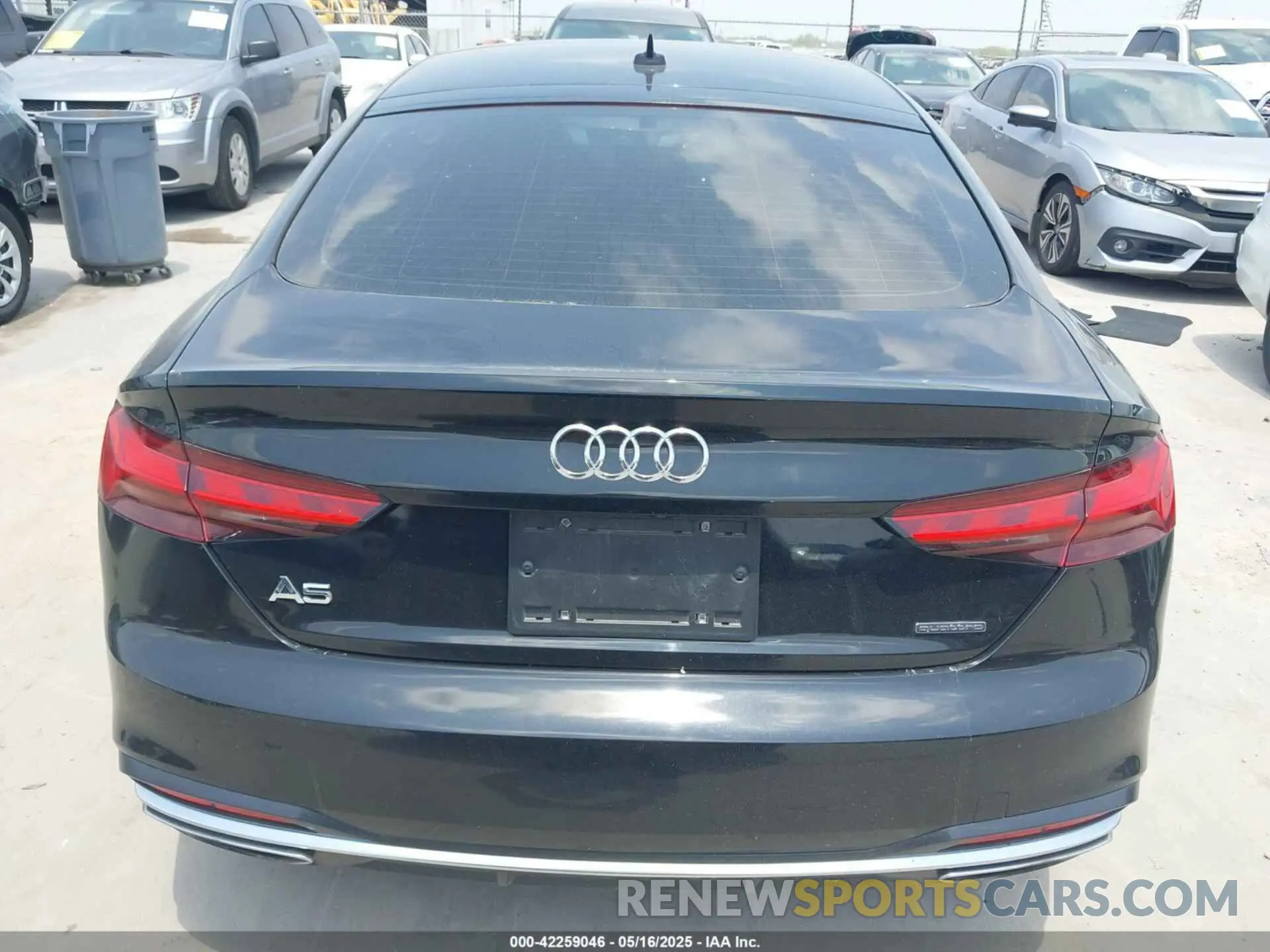 15 fotografías del automóvil dañado WAUANCF50LA004832 AUDI A5 SPORTBACK 2020