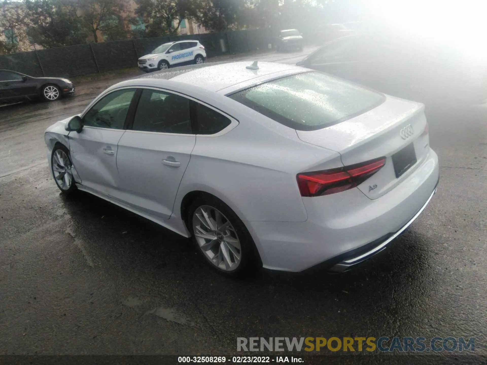 3 fotografías del automóvil dañado WAUANCF51LA004094 AUDI A5 SPORTBACK 2020