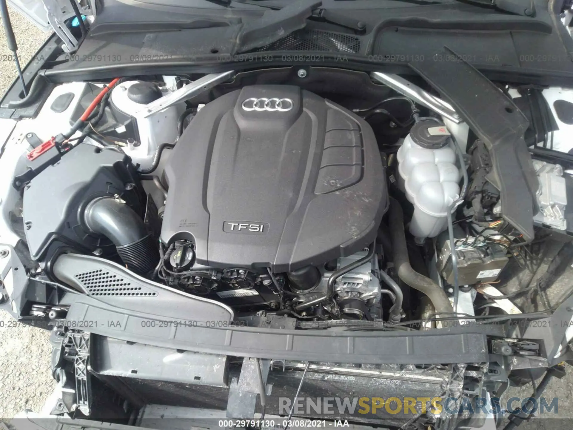 10 fotografías del automóvil dañado WAUANCF53LA004498 AUDI A5 SPORTBACK 2020