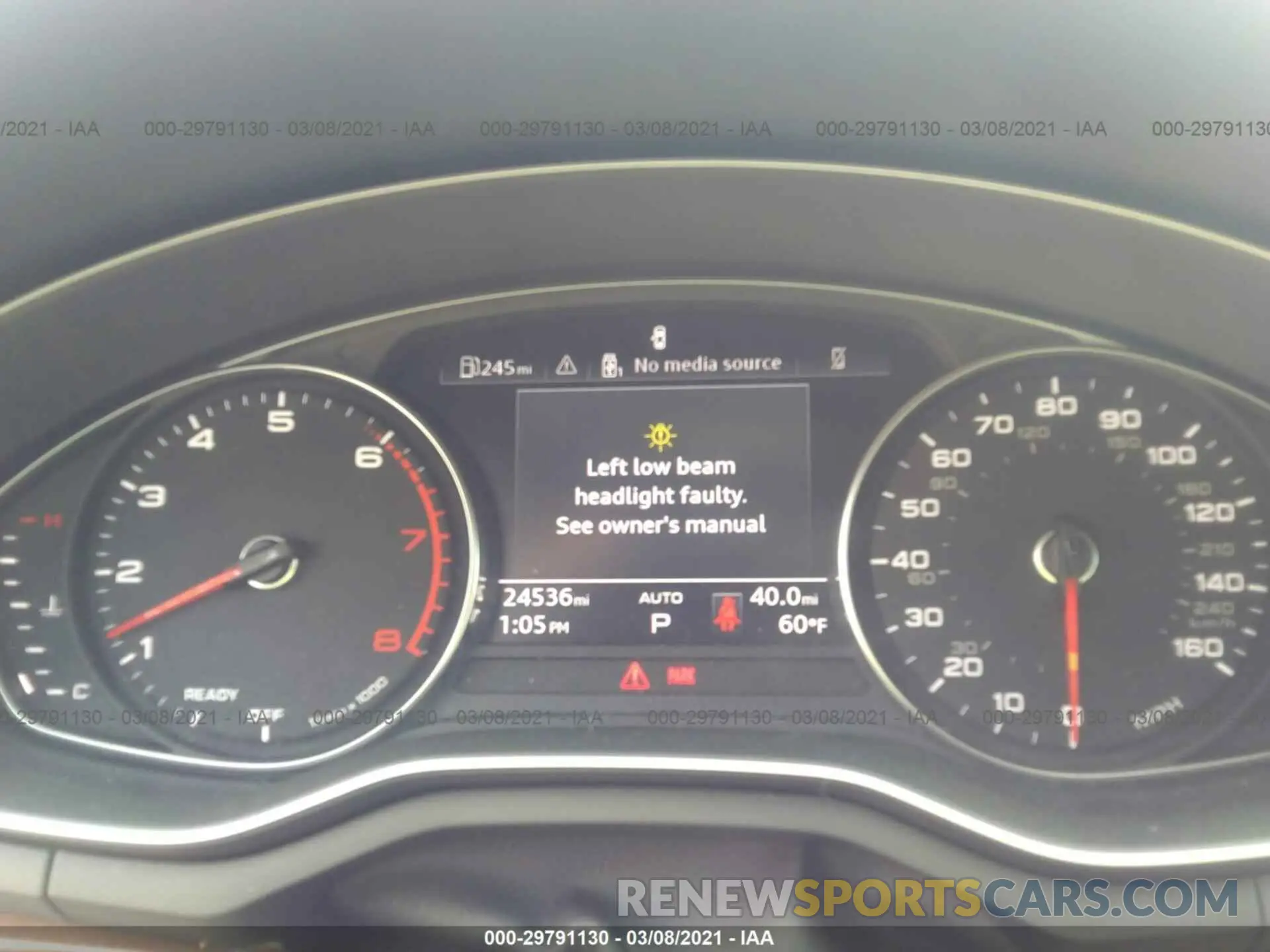 7 fotografías del automóvil dañado WAUANCF53LA004498 AUDI A5 SPORTBACK 2020