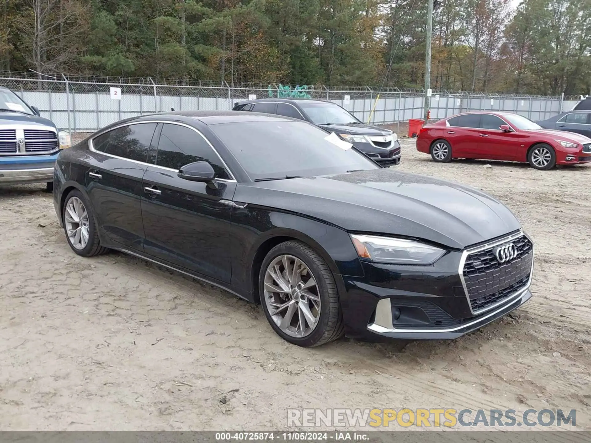 1 fotografías del automóvil dañado WAUANCF55LA007600 AUDI A5 SPORTBACK 2020