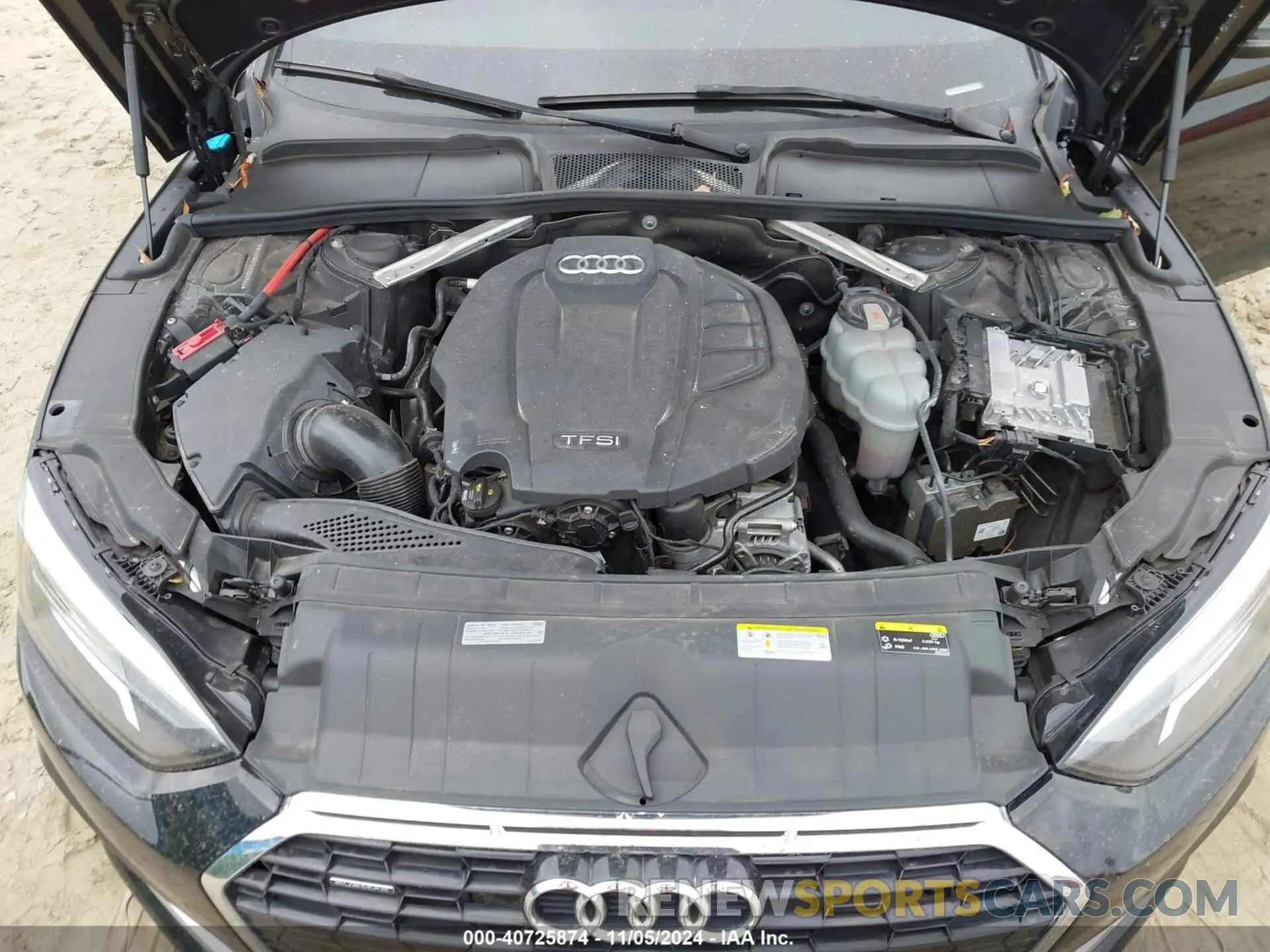 10 fotografías del automóvil dañado WAUANCF55LA007600 AUDI A5 SPORTBACK 2020