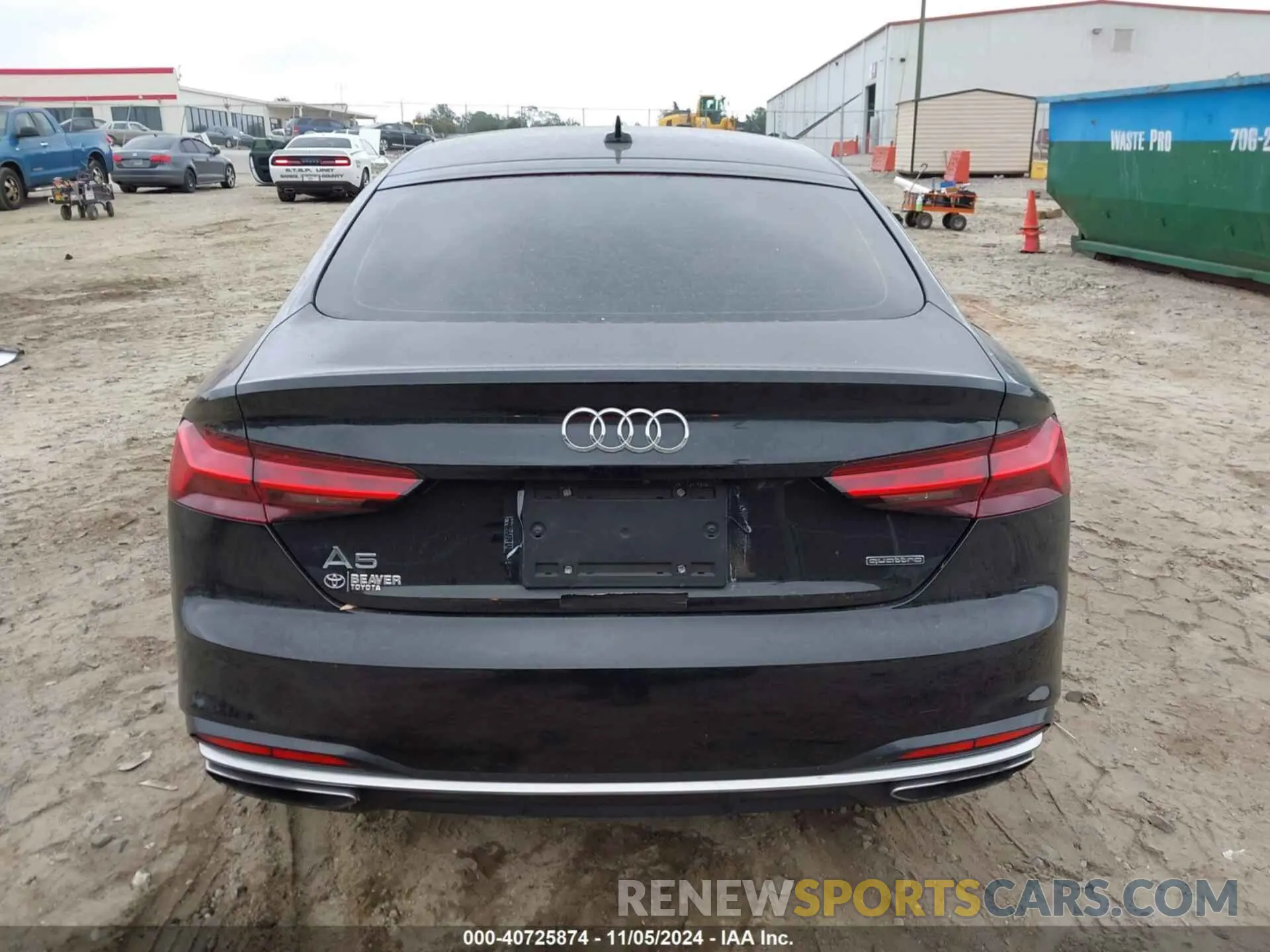 16 fotografías del automóvil dañado WAUANCF55LA007600 AUDI A5 SPORTBACK 2020